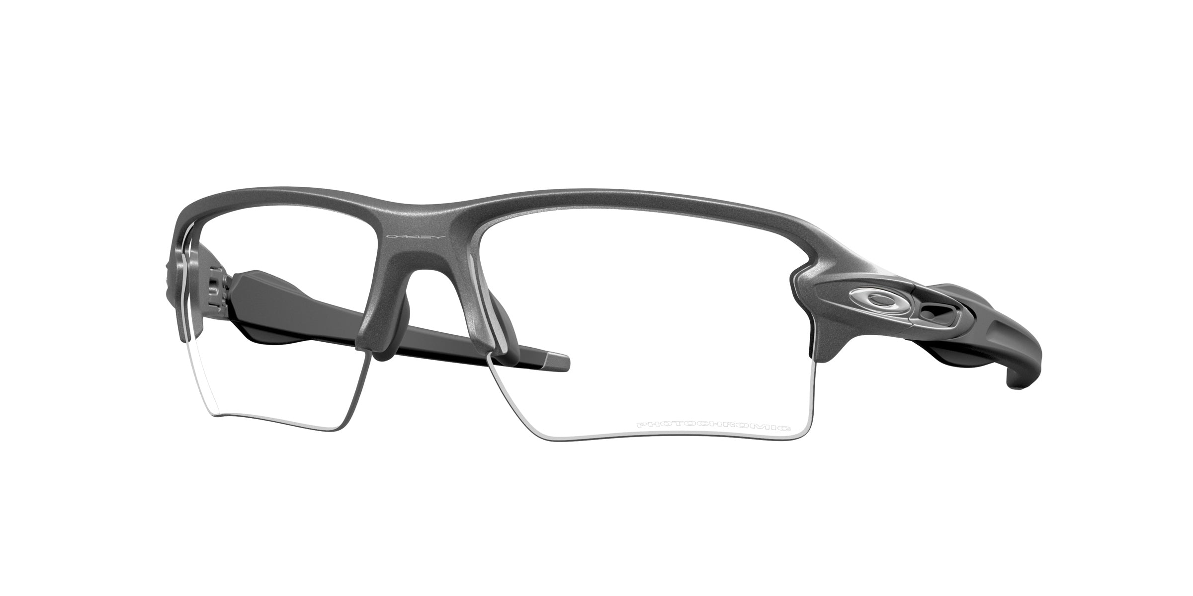Oakley 0OO9488 Flak 2.0 XXL Sunglasses in Steel with Clear to black iridium photochromic lenses