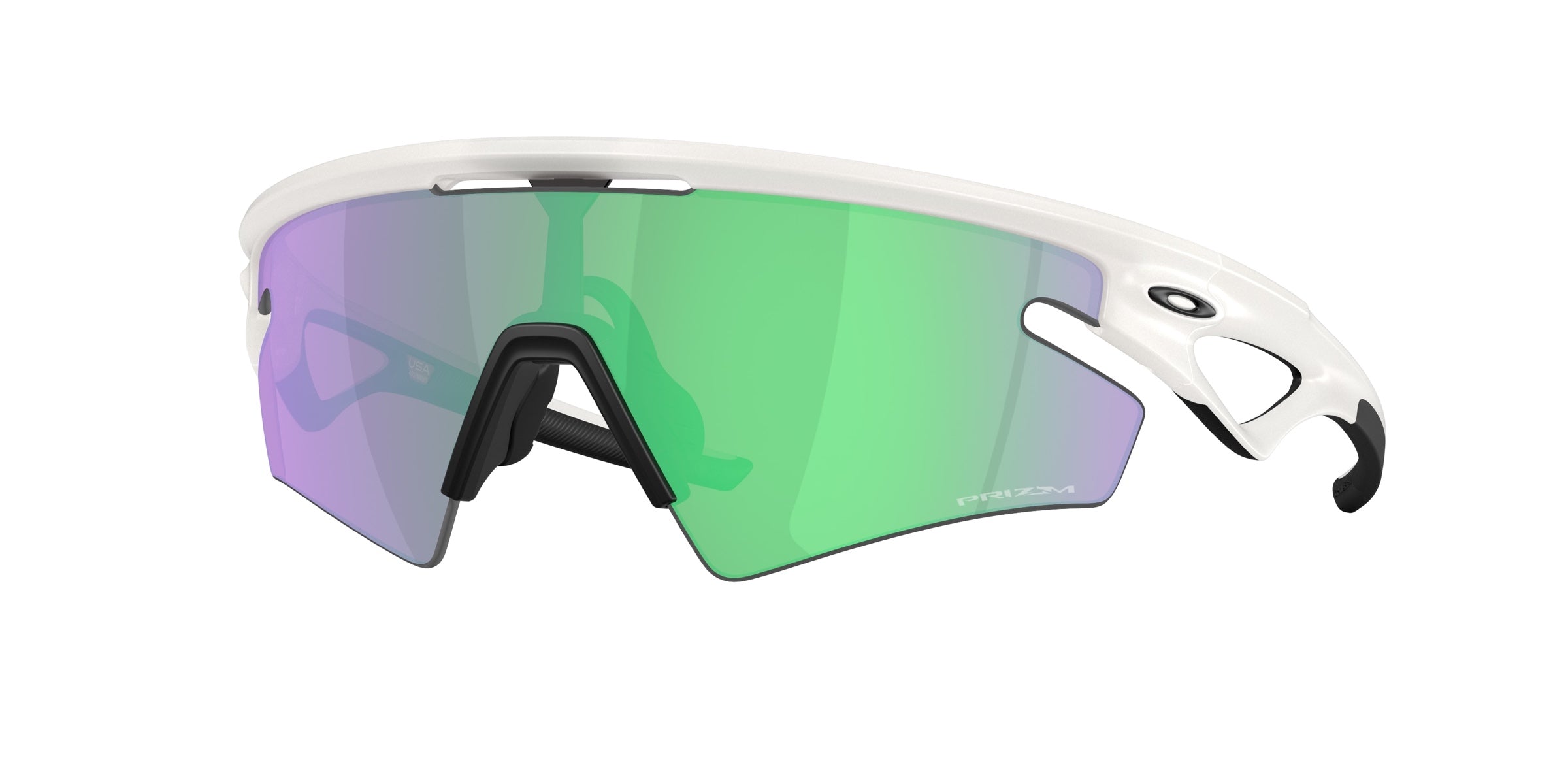 Oakley 0OO9499 Sphaera Slash Sunglasses in Matt vapor with Prizm road jade lenses