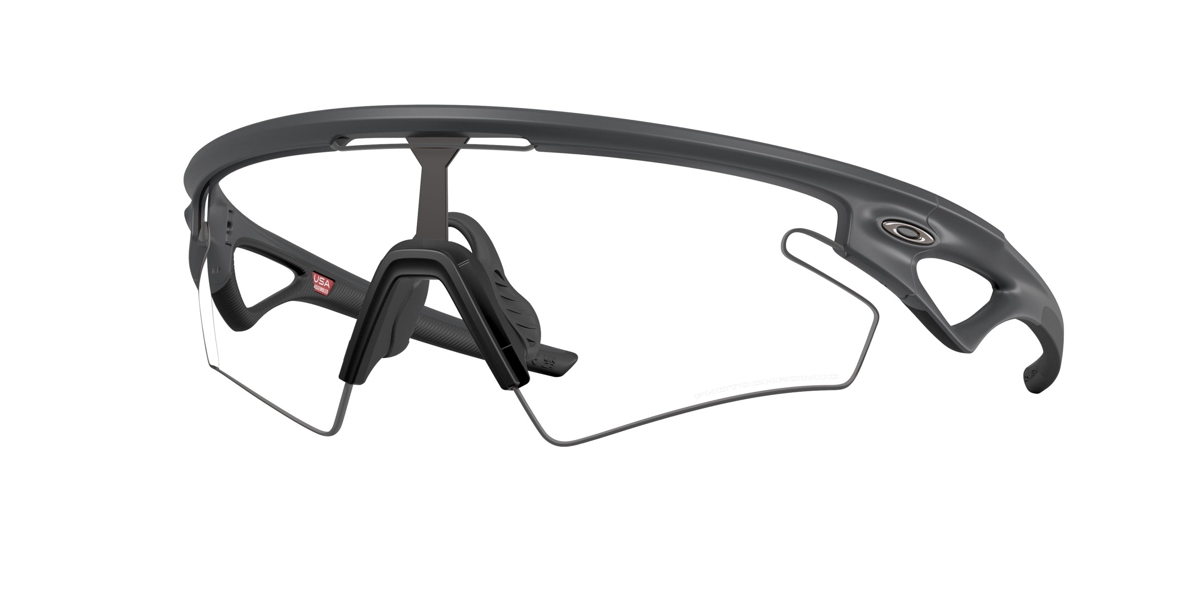 Oakley 0OO9499 Sphaera Slash Sunglasses in Carbon with Clear to black iridium photochromic lenses