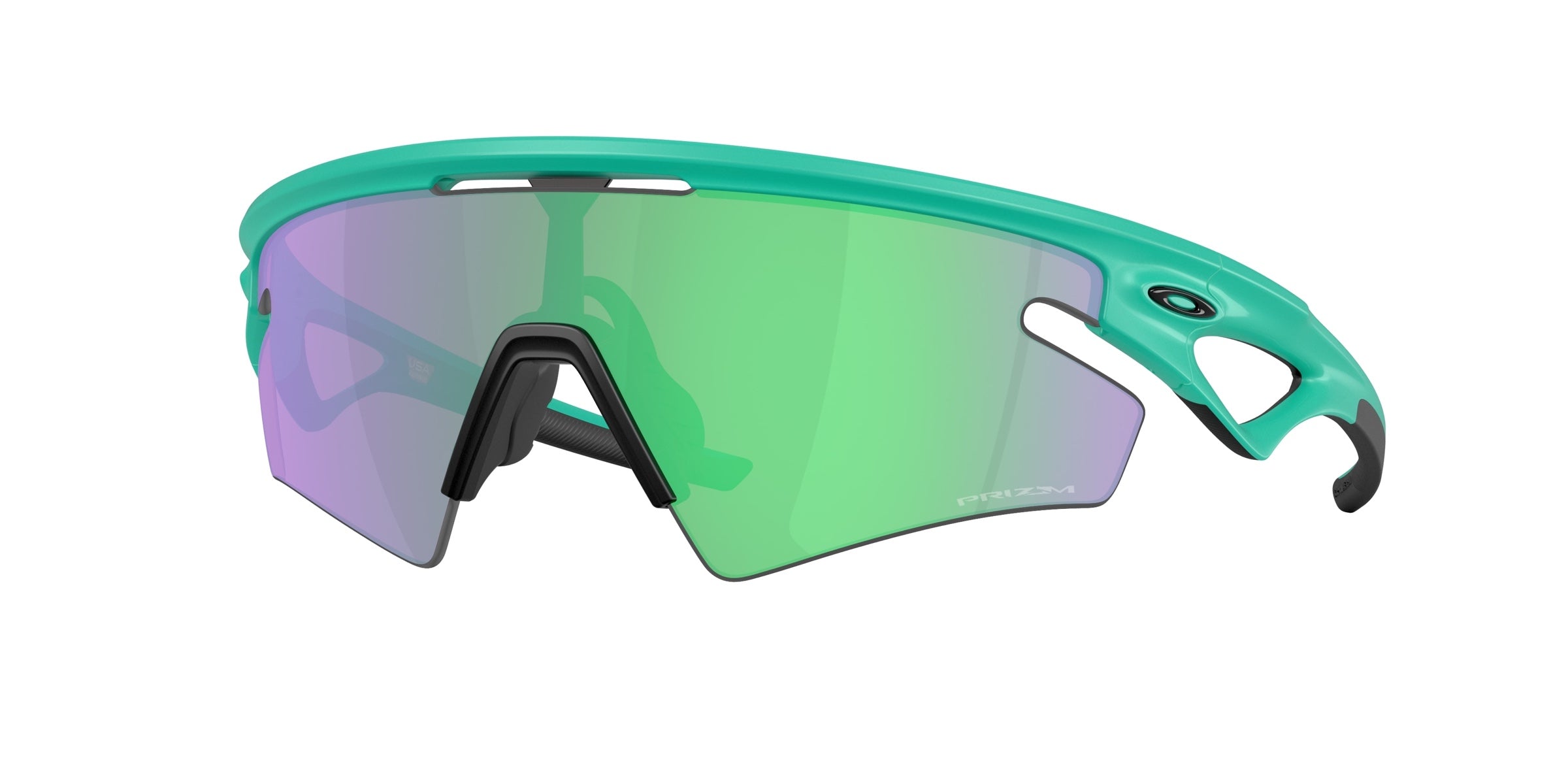 Oakley 0OO9499 Sphaera Slash Sunglasses in Matte celeste with Prizm road jade lenses