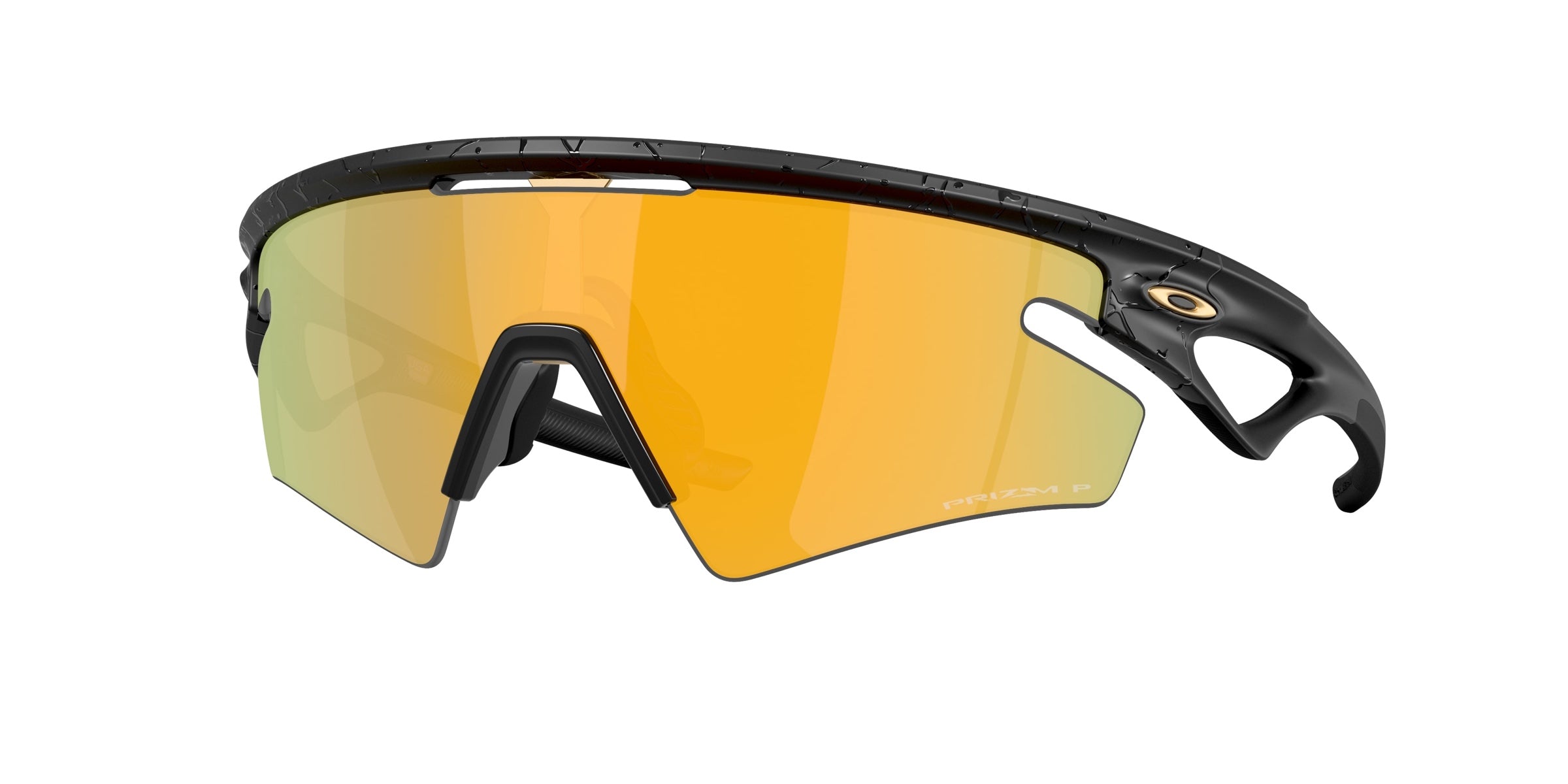 Oakley 0OO9499 Sphaera Slash Sunglasses in Matte black splatter with Prizm 24k polarized lenses