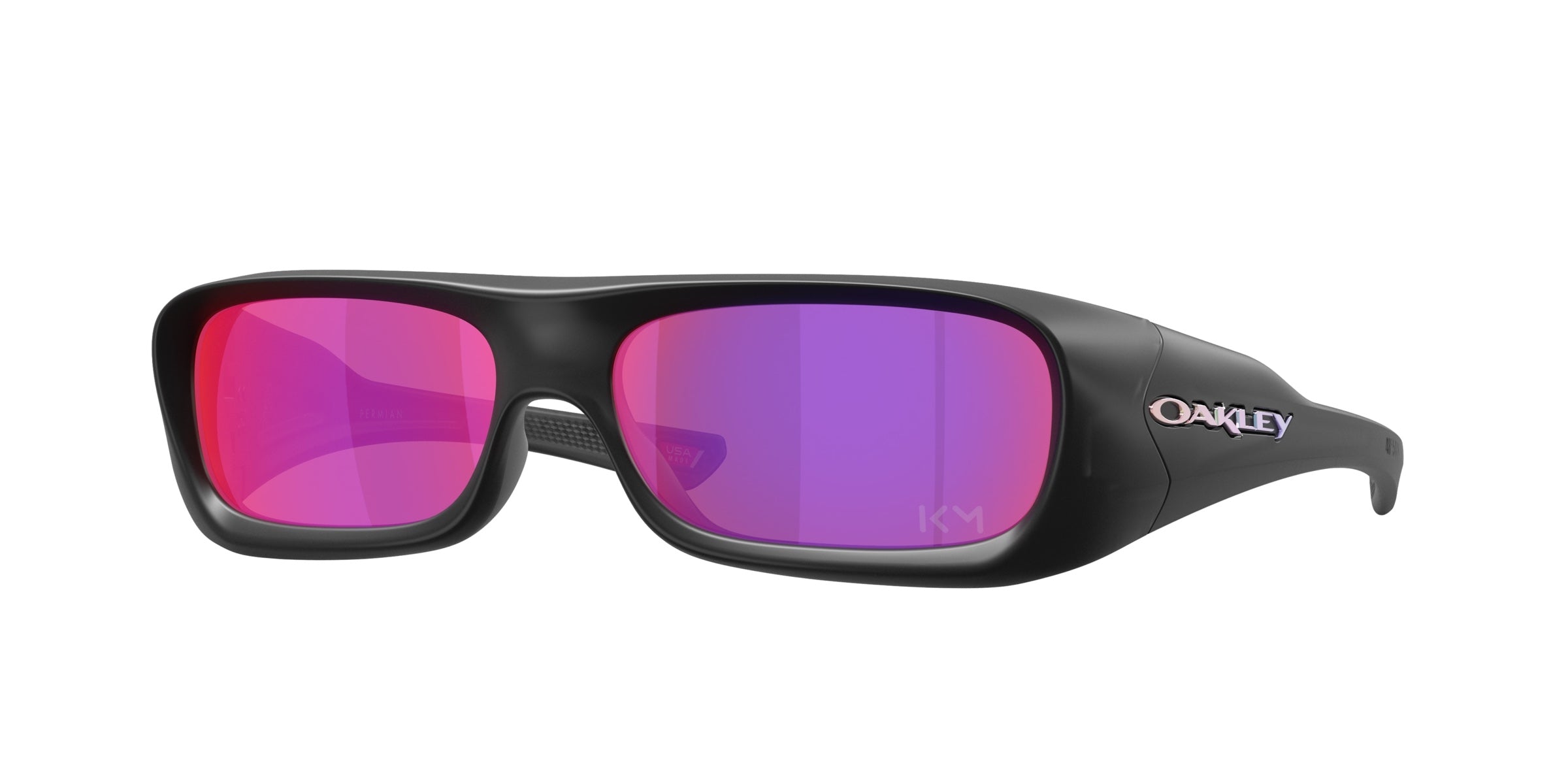 Oakley 0OO9520 Permian Sunglasses in Matte black ink with Prizm road lenses