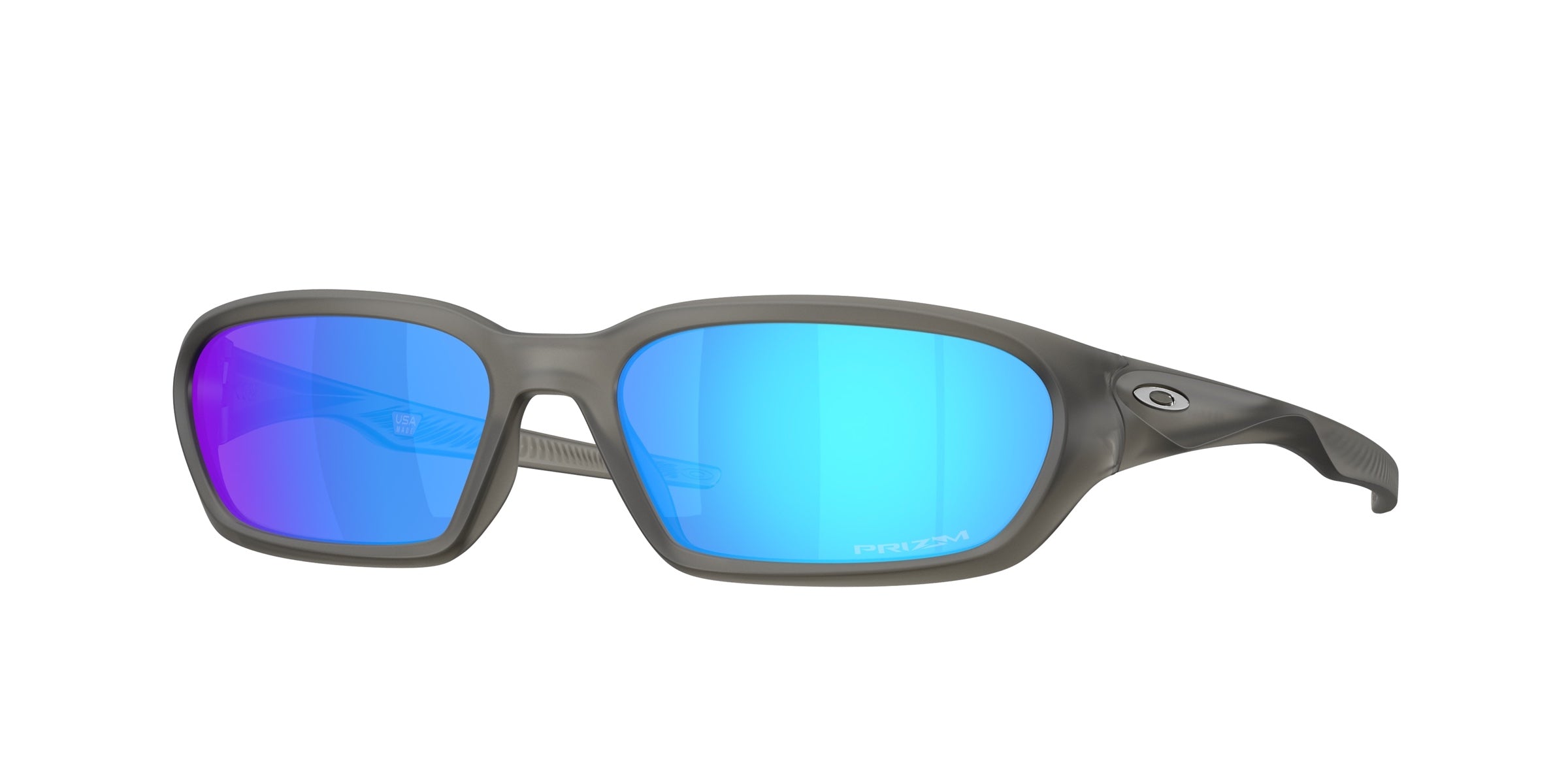 Oakley 0OO9530 Terraforma Sunglasses in Matte grey smoke with Prizm sapphire lenses
