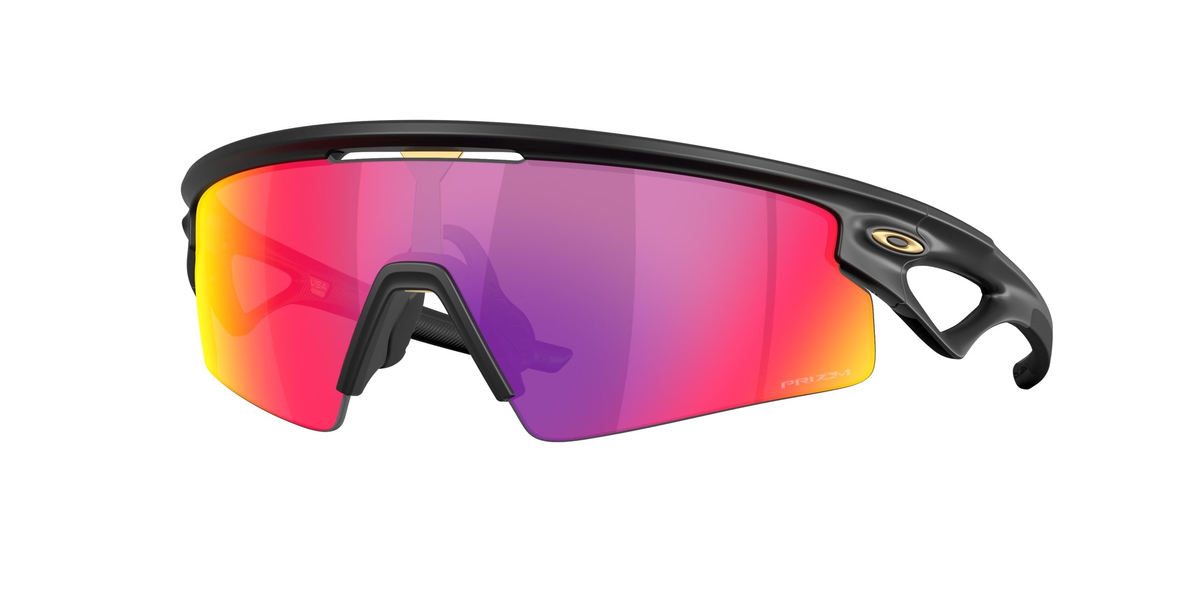 Oakley 0OO9531 Sphaera Strike Sunglasses in Matte black with Prizm road lenses