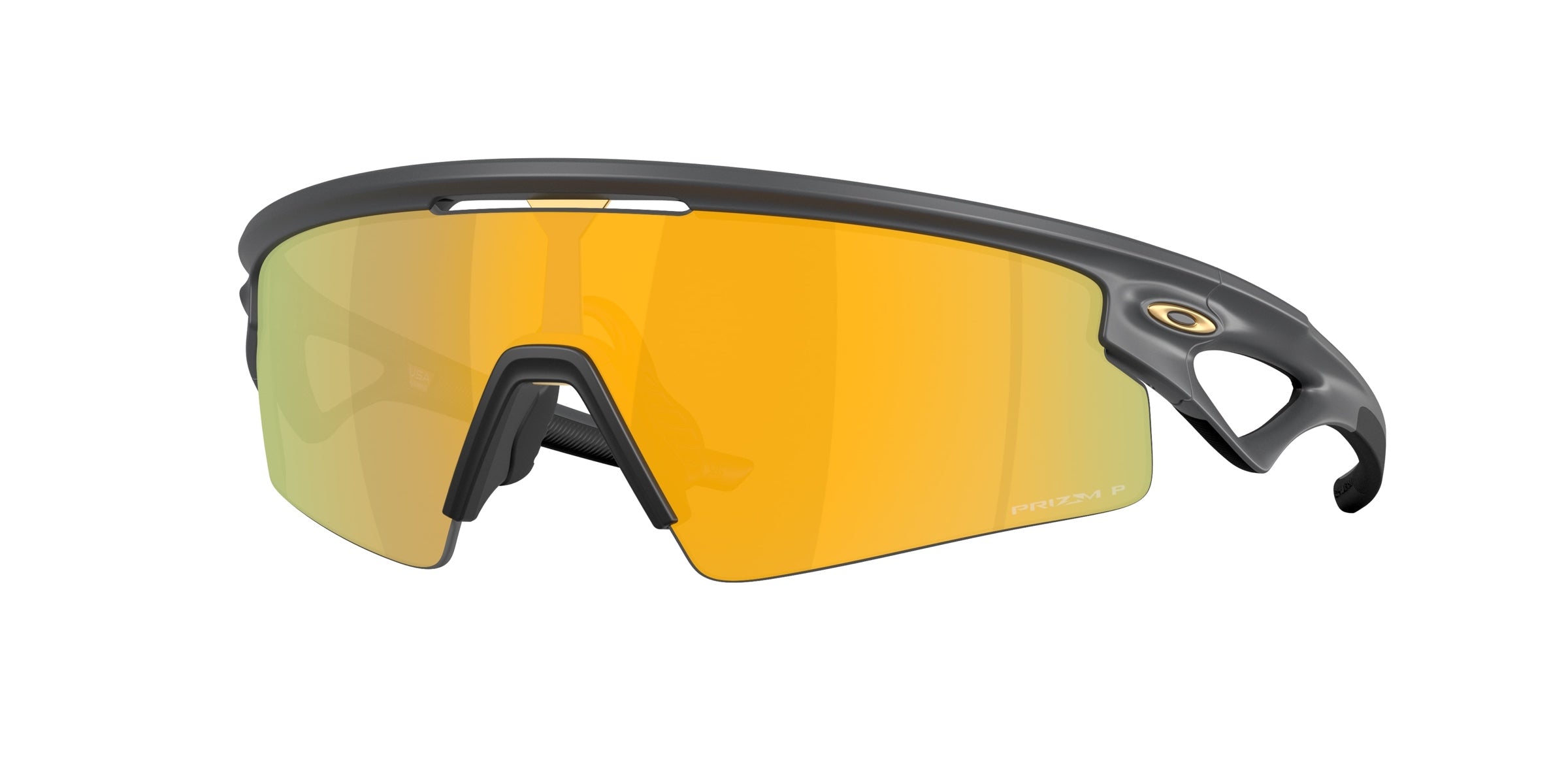 Oakley 0OO9531 Sphaera Strike Sunglasses in Matte carbon with Prizm 24k polarized lenses