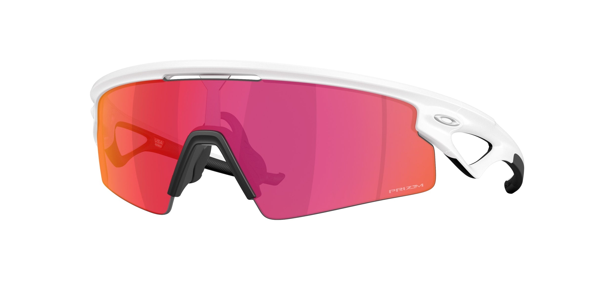 Oakley 0OO9531 Sphaera Strike Sunglasses in Matte white with Prizm field lenses