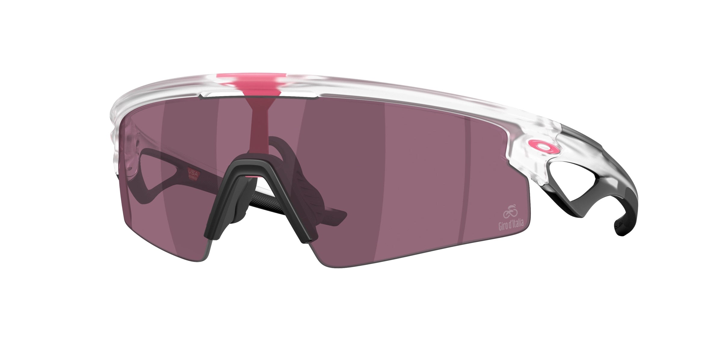 Oakley 0OO9531 Sphaera Strike Sunglasses in Matte clear with Prizm road black lenses