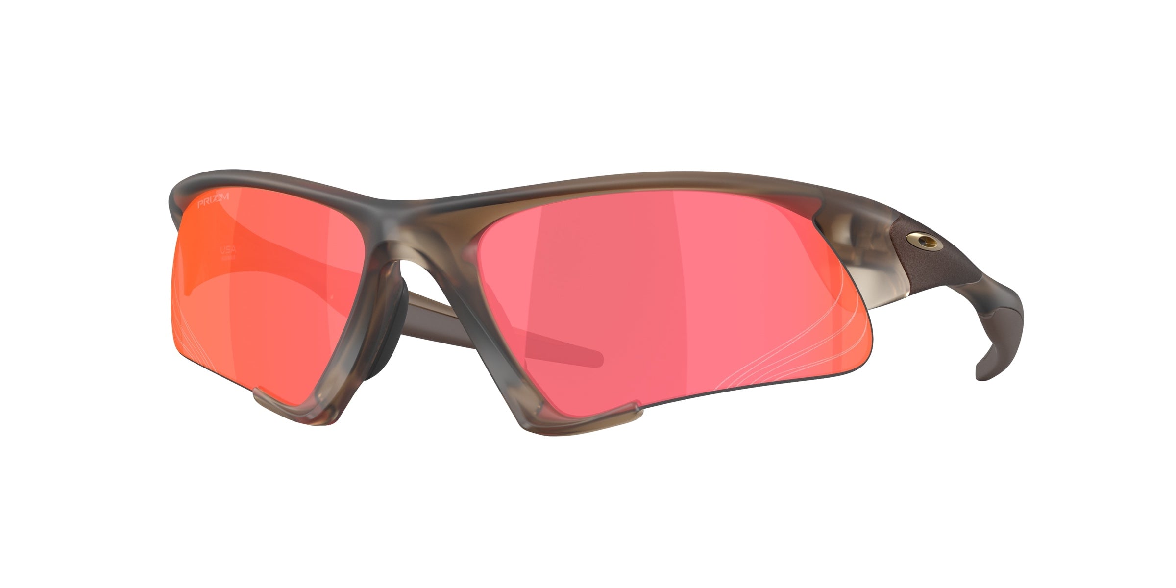 Oakley 0OO9532 Suture Jacket Sunglasses in Matte brown smoke with Prizm trail torch lenses