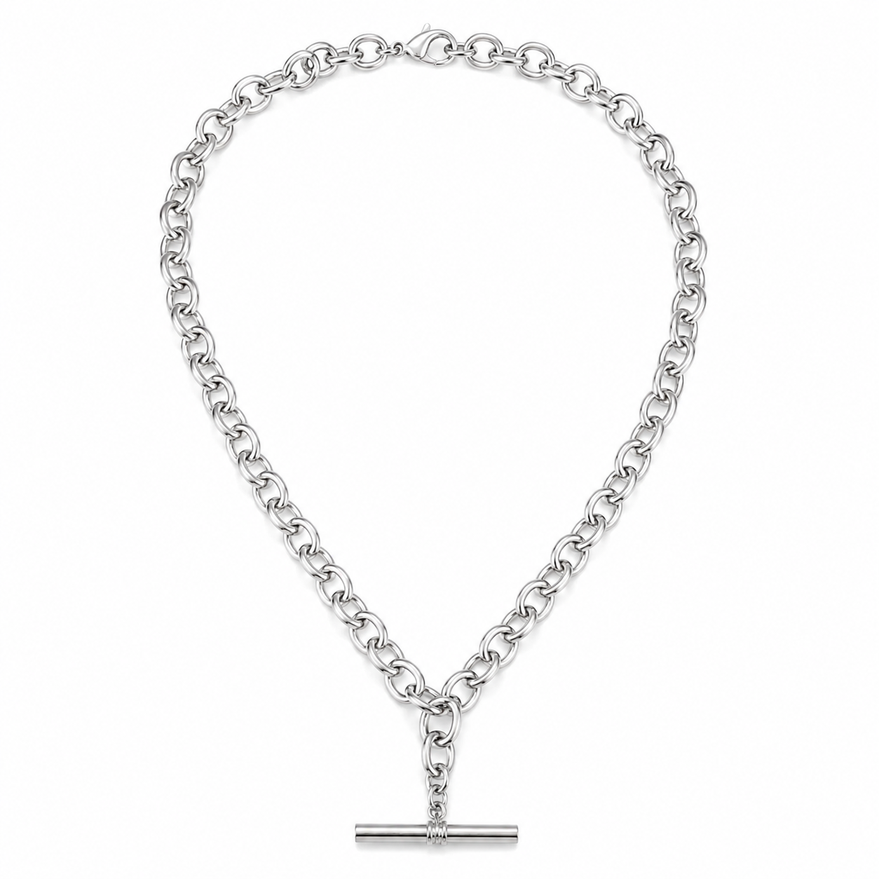 BELCHER T-BAR CHAIN 45cm  Sterling Silver 9.62W