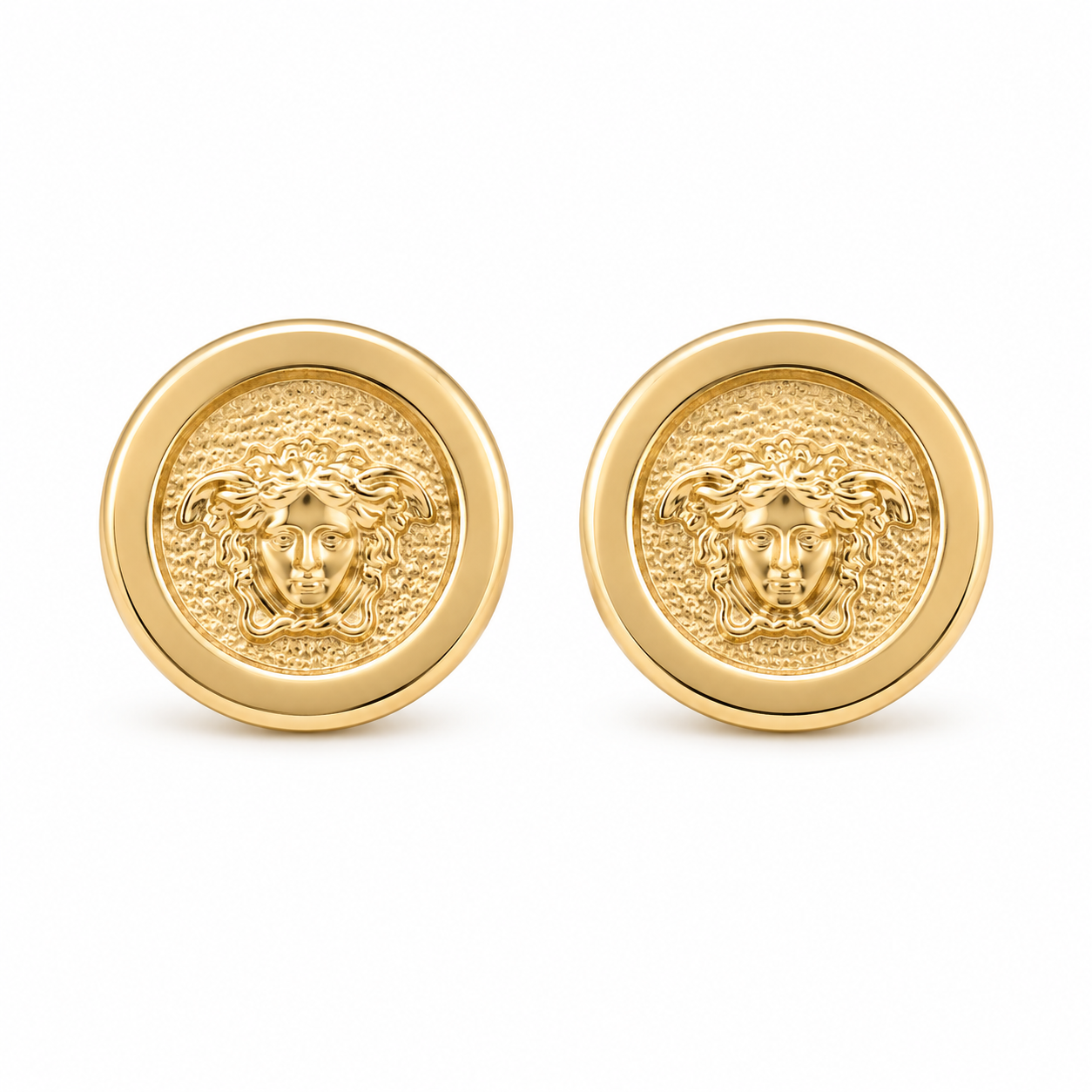 9ct Medusa Stud Earrings