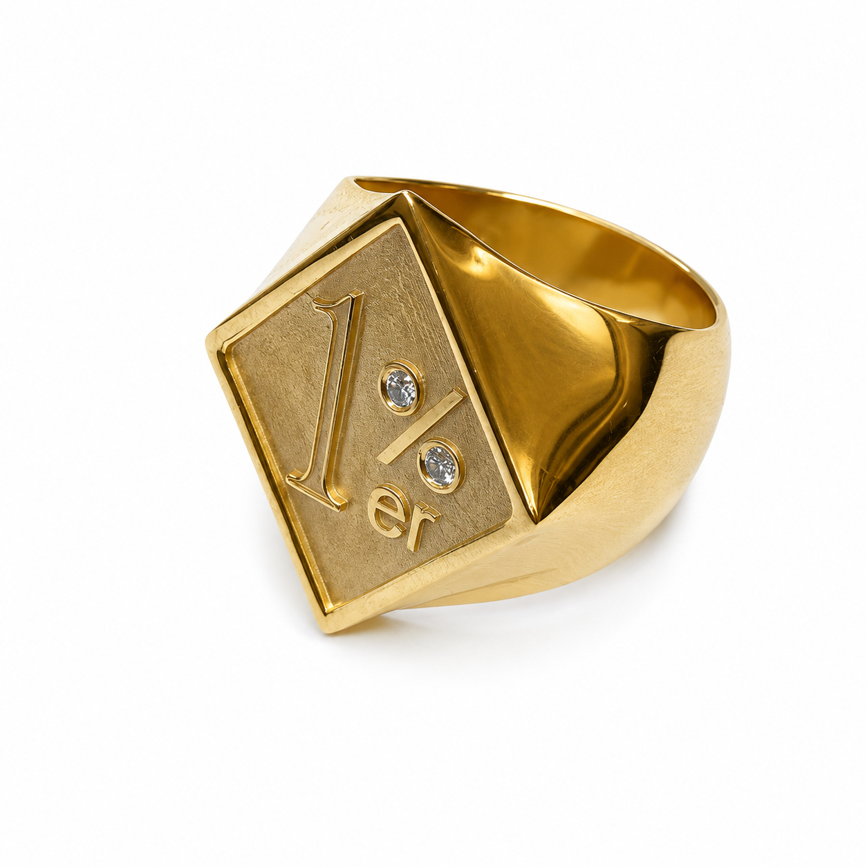 9ct Gold 1% Diamond Ring