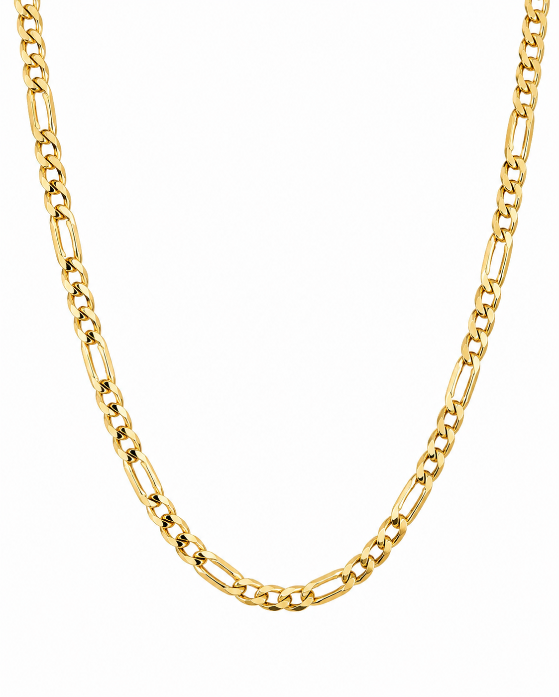 9ct Gold Figaro Chain 45cm 5mm 18g