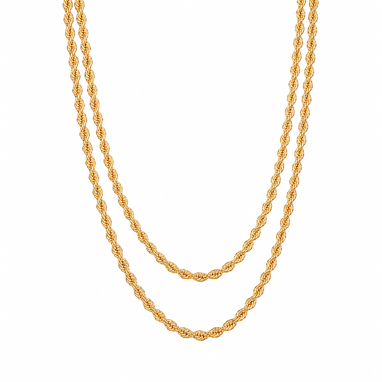 9ct Gold Hollow Rope Twist Chain – 4.30mm