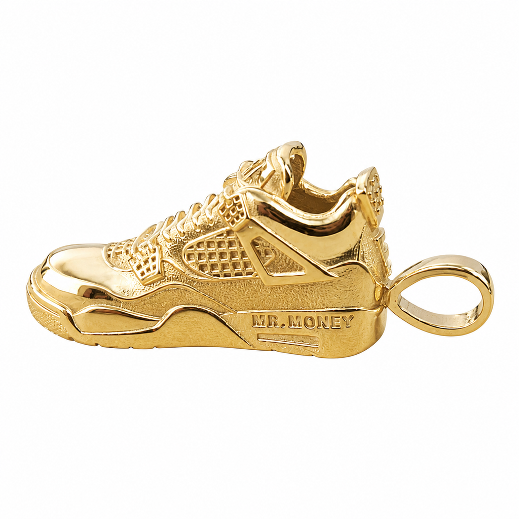 9ct Gold Jordan 4 Shoe Pendant