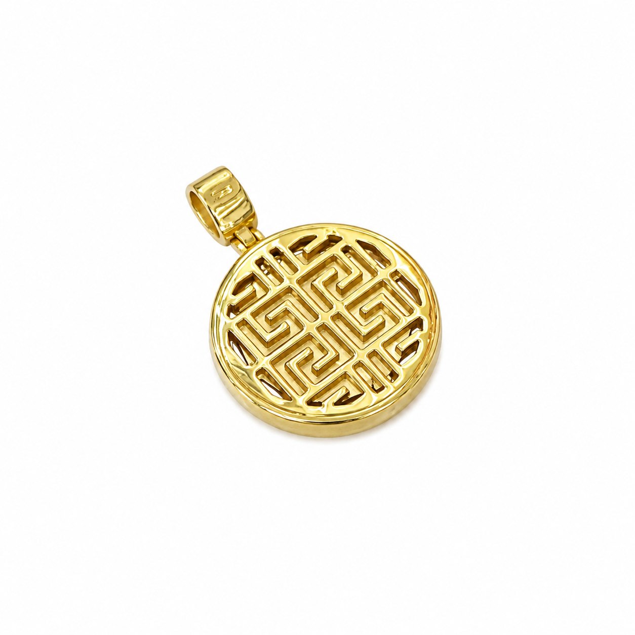 9ct Gold Lion Diamond Pendant