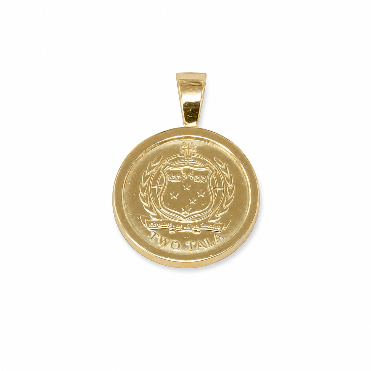 9ct Gold Samoan Coin Pendant