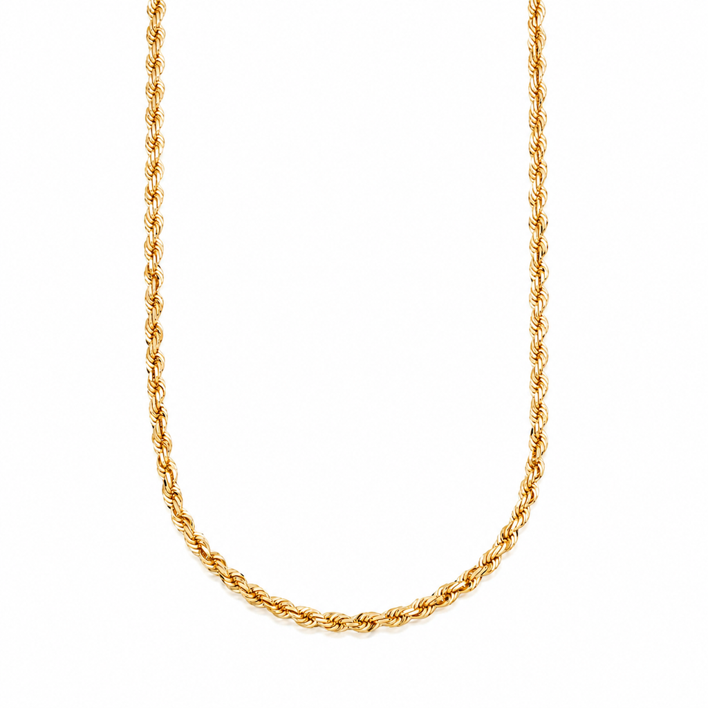 9ct Gold Rope Twist Chain