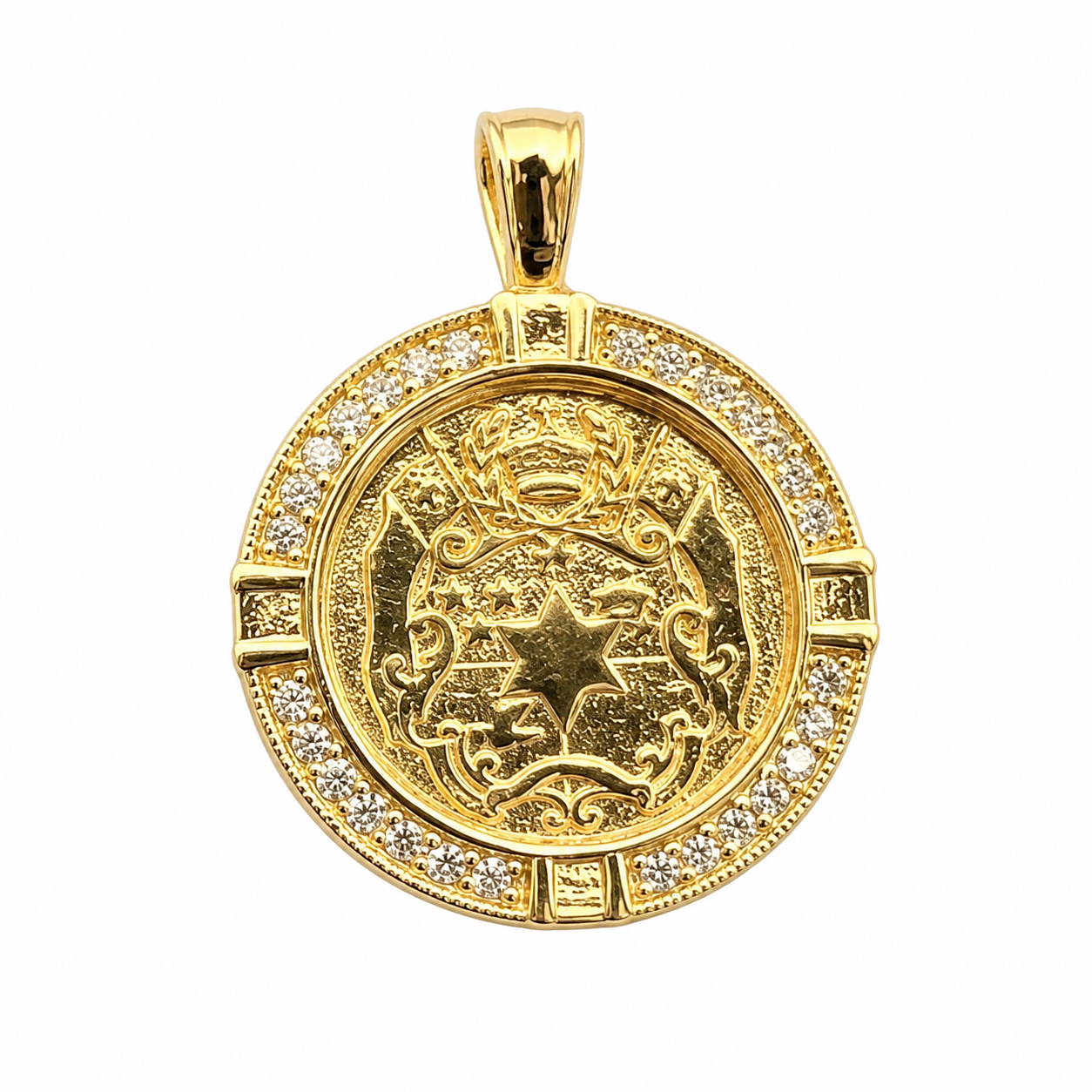 9ct Gold Tongan Diamond Pendant