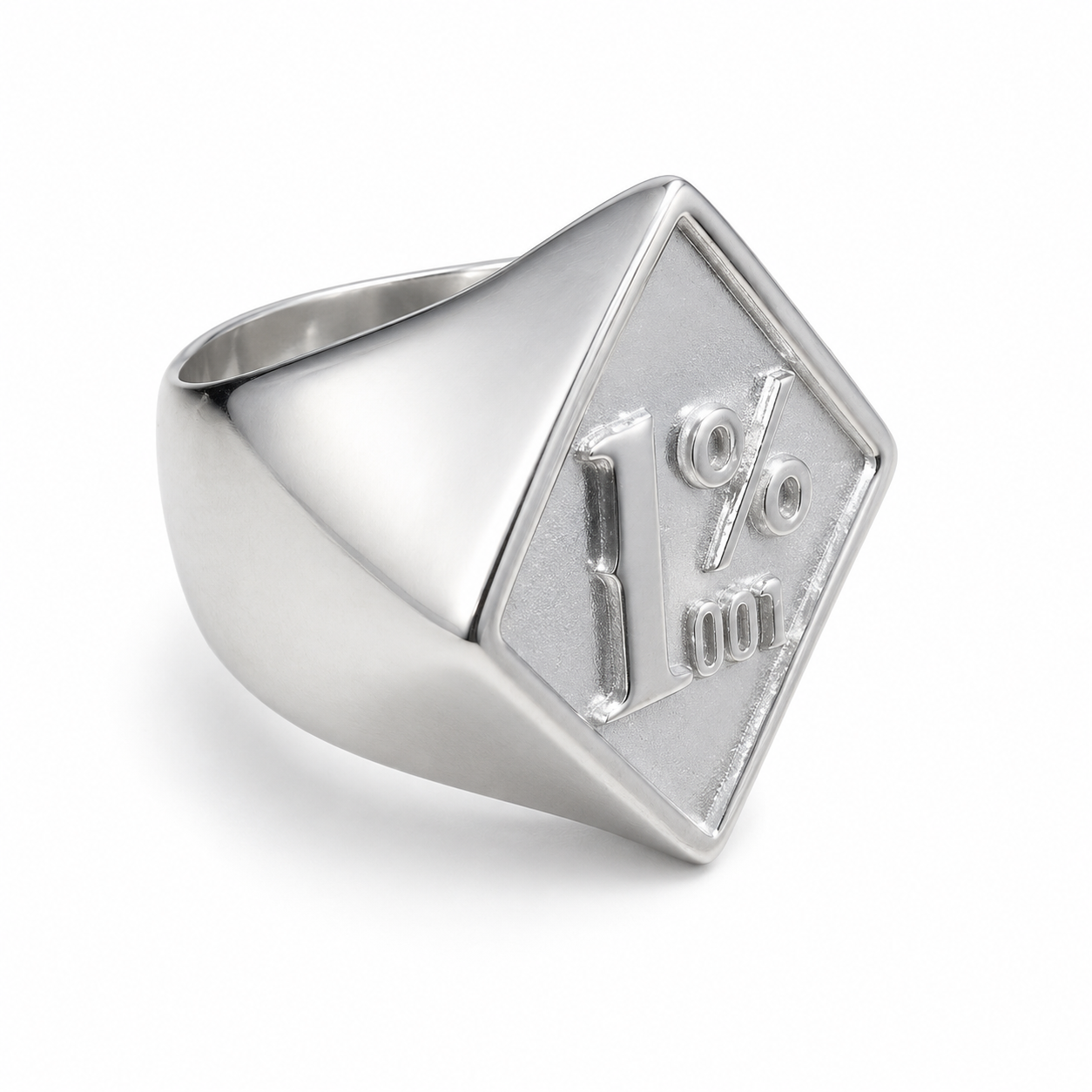 1% Sterling Silver Ring