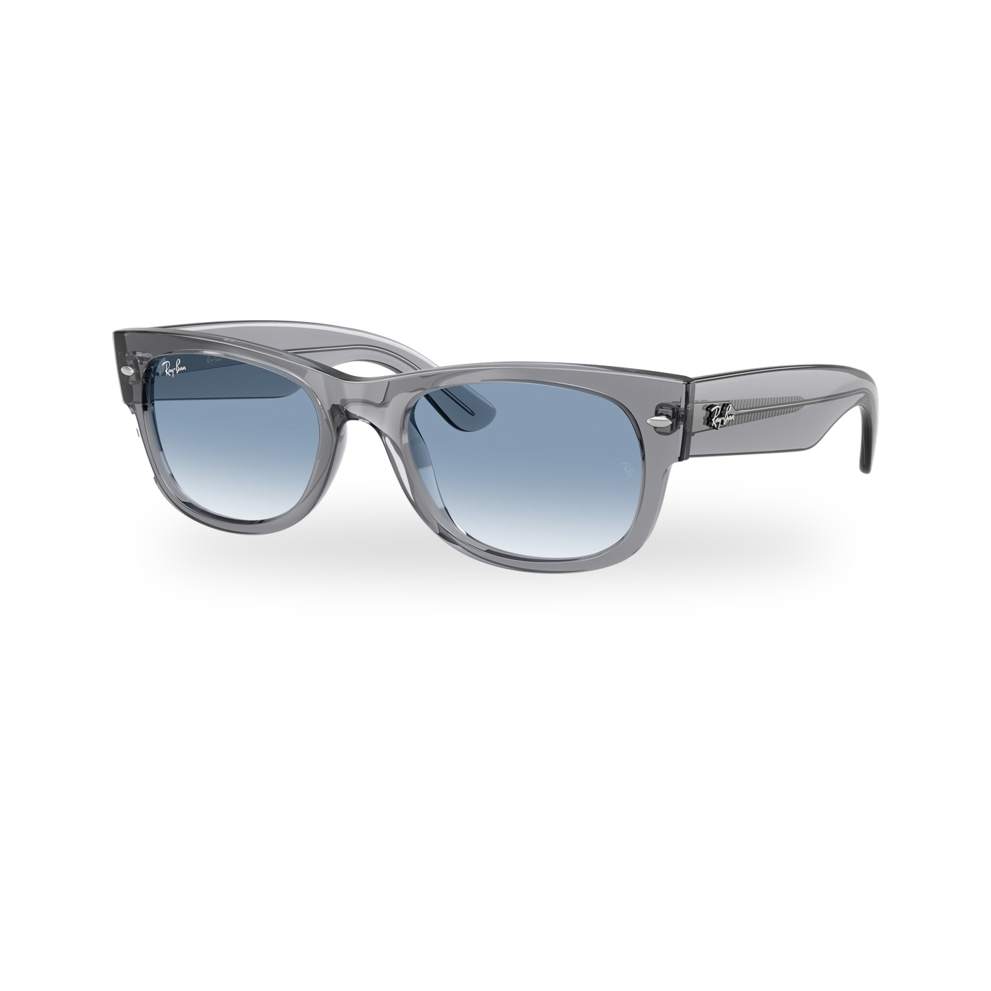 Ray-Ban RB0832S Mega Wayfarer II Sunglasses - Grey / Clear Gradient Blue supplier product photo - transparent product photo with soft shadow