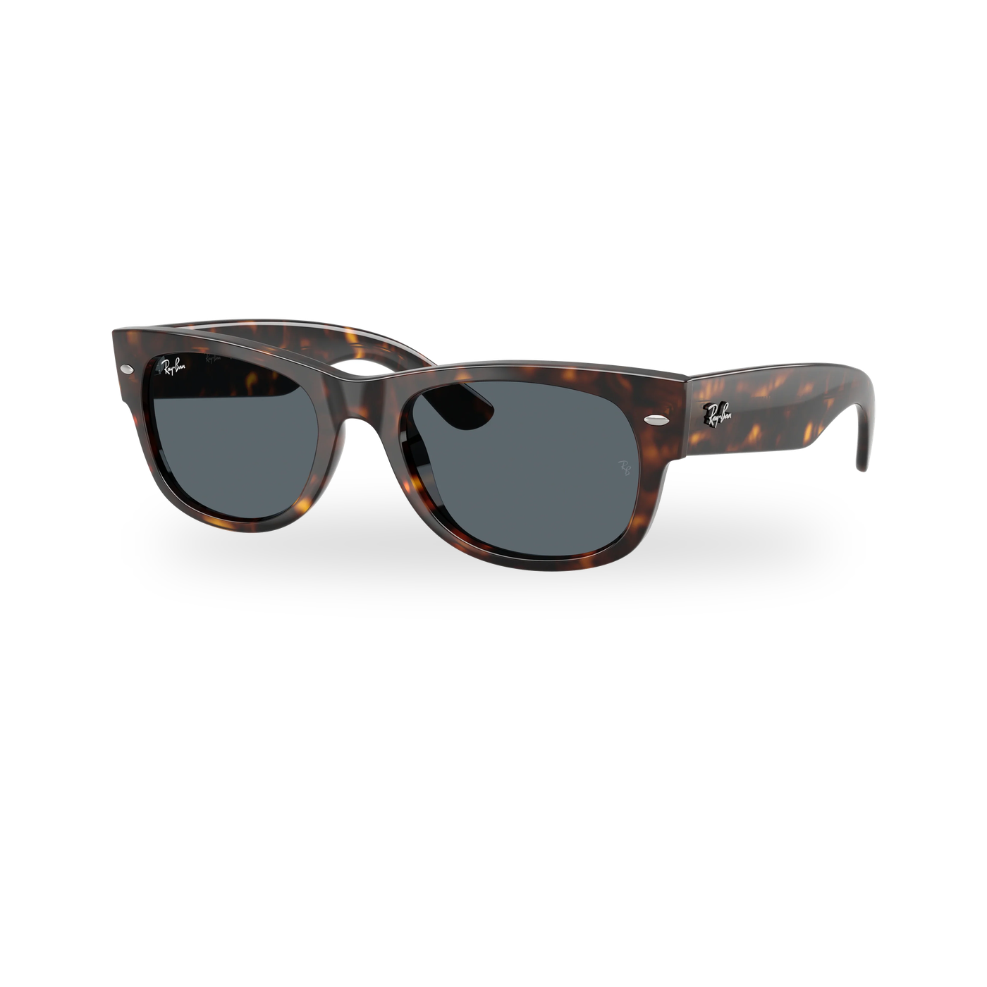 Ray-Ban RB0832S Mega Wayfarer II Sunglasses - Havana / Blue supplier product photo - transparent product photo with soft shadow