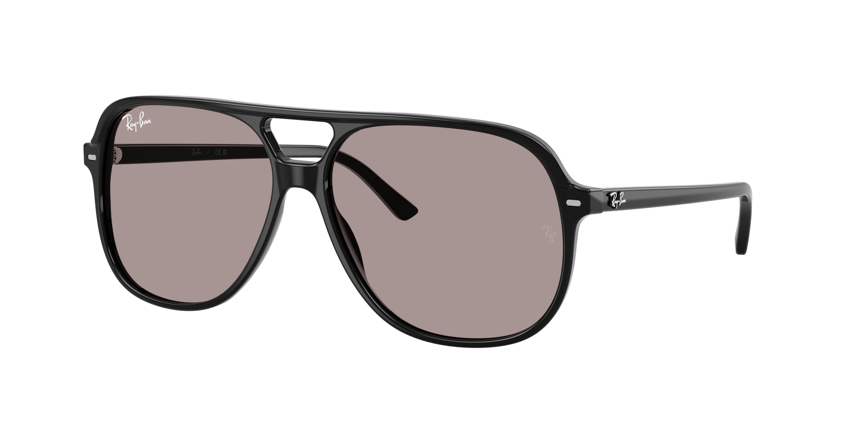 Ray-Ban RB2198 Bill Sunglasses - Black / Violet - original supplier photo