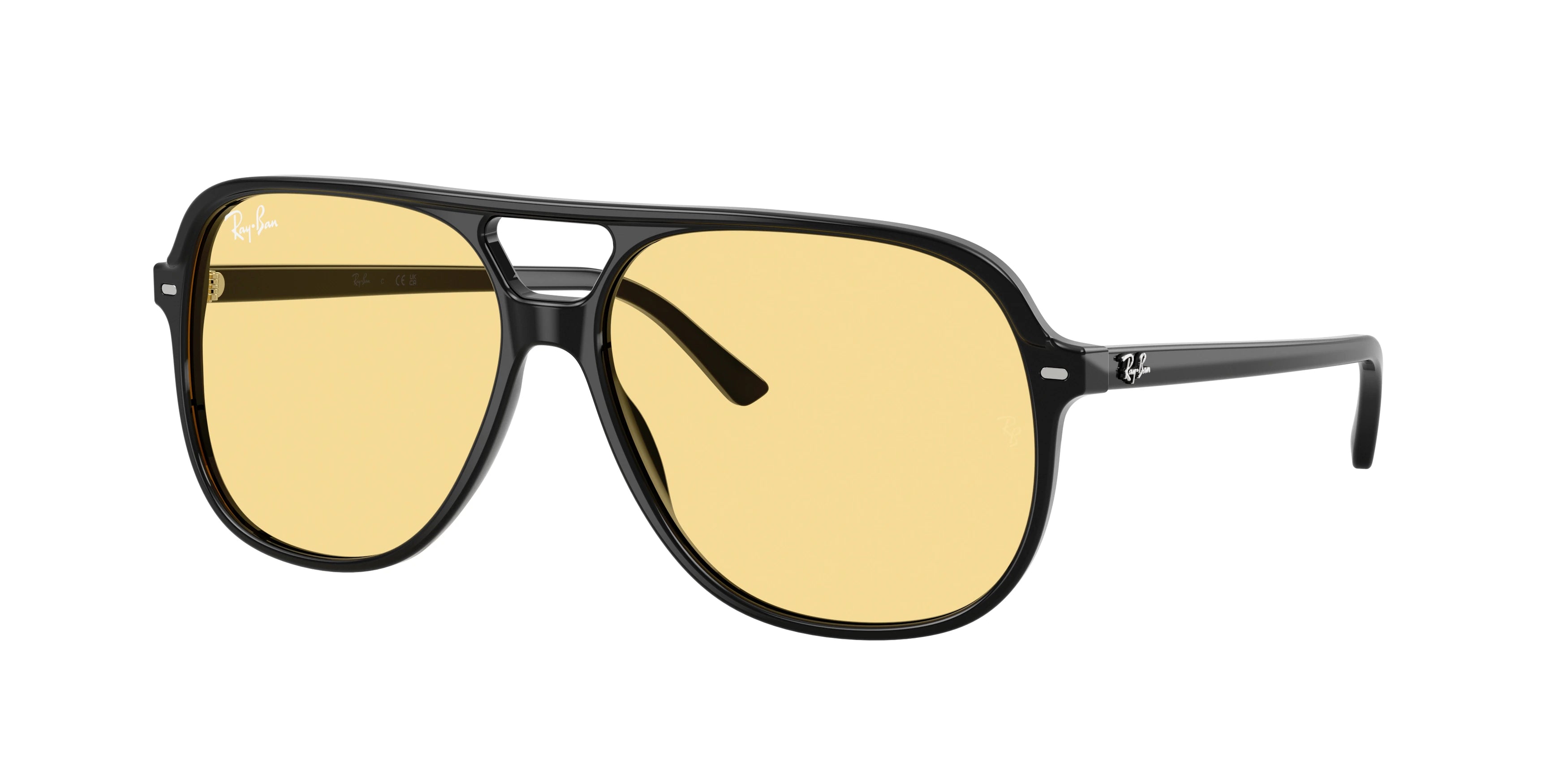 Ray-Ban RB2198 Bill Sunglasses - Black / Yellow - original supplier photo