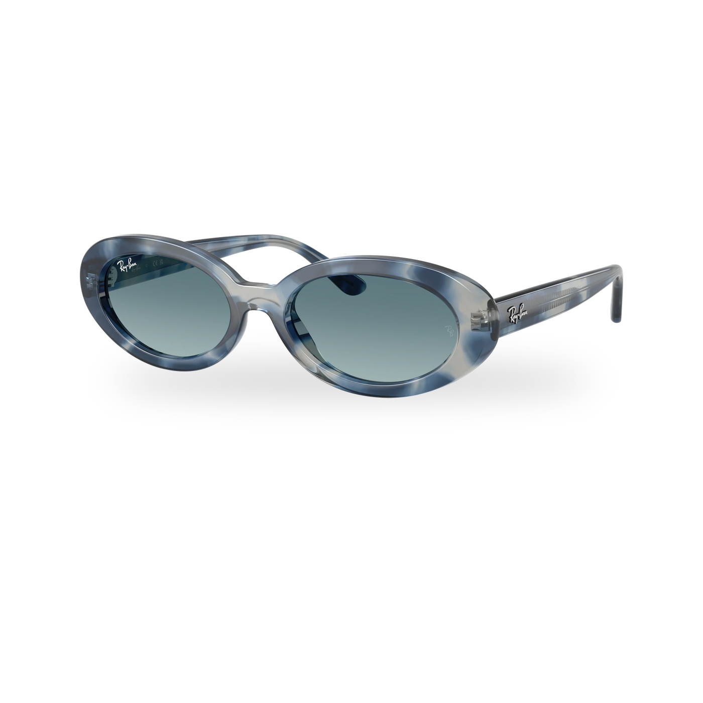 Ray-Ban RB2223 Sunglasses - Opal Blue Havana / Blue Gradient Grey supplier product photo - transparent product photo with soft shadow