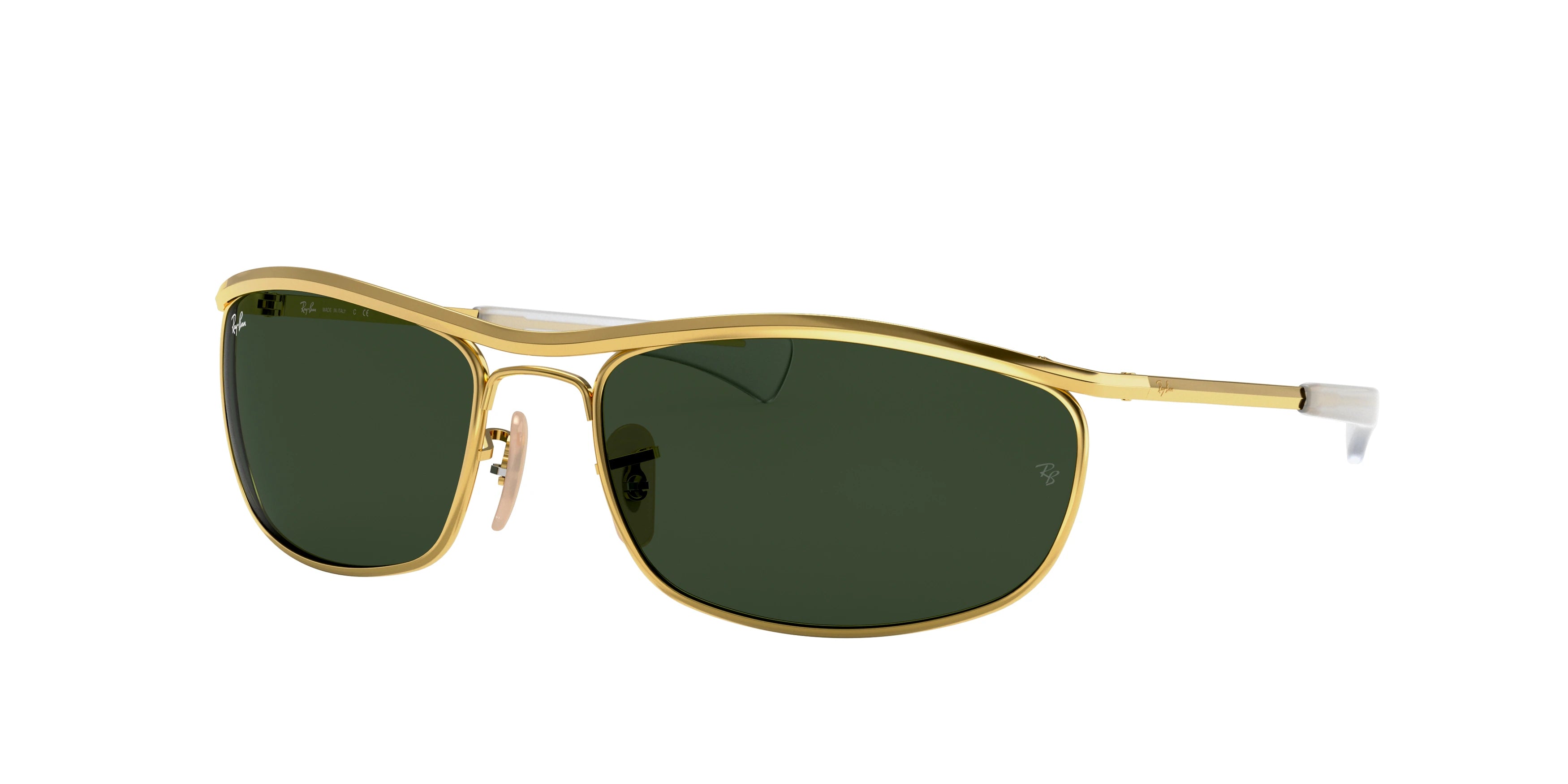 Ray-Ban RB3119M Olympian I Deluxe Sunglasses - Arista Gold / G-15 Green - original supplier photo