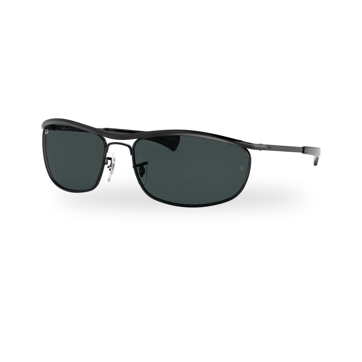 Ray-Ban RB3119M Olympian I Deluxe Sunglasses - Black / Blue supplier product photo - transparent product photo with soft shadow
