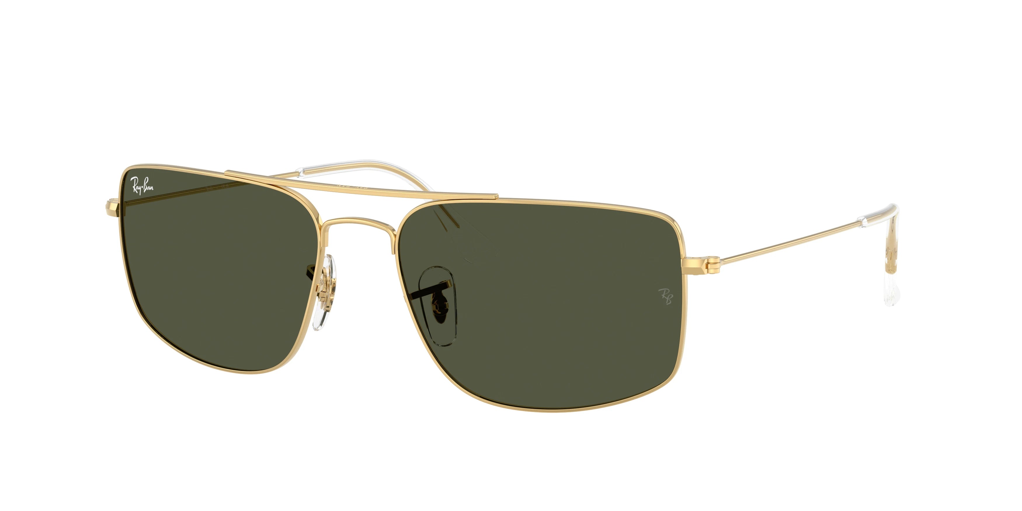 Ray-Ban RB3779 Explorer 3 Sunglasses - Arista Gold / Green - original supplier photo