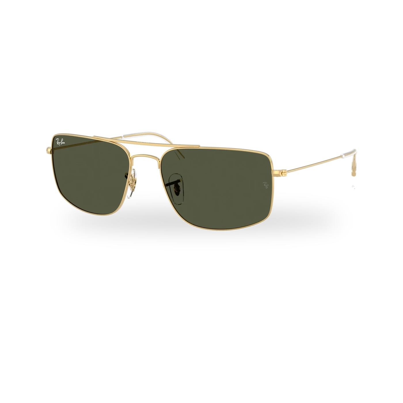 Ray-Ban RB3779 Explorer 3 Sunglasses - Arista Gold / Green supplier product photo - transparent product photo with soft shadow