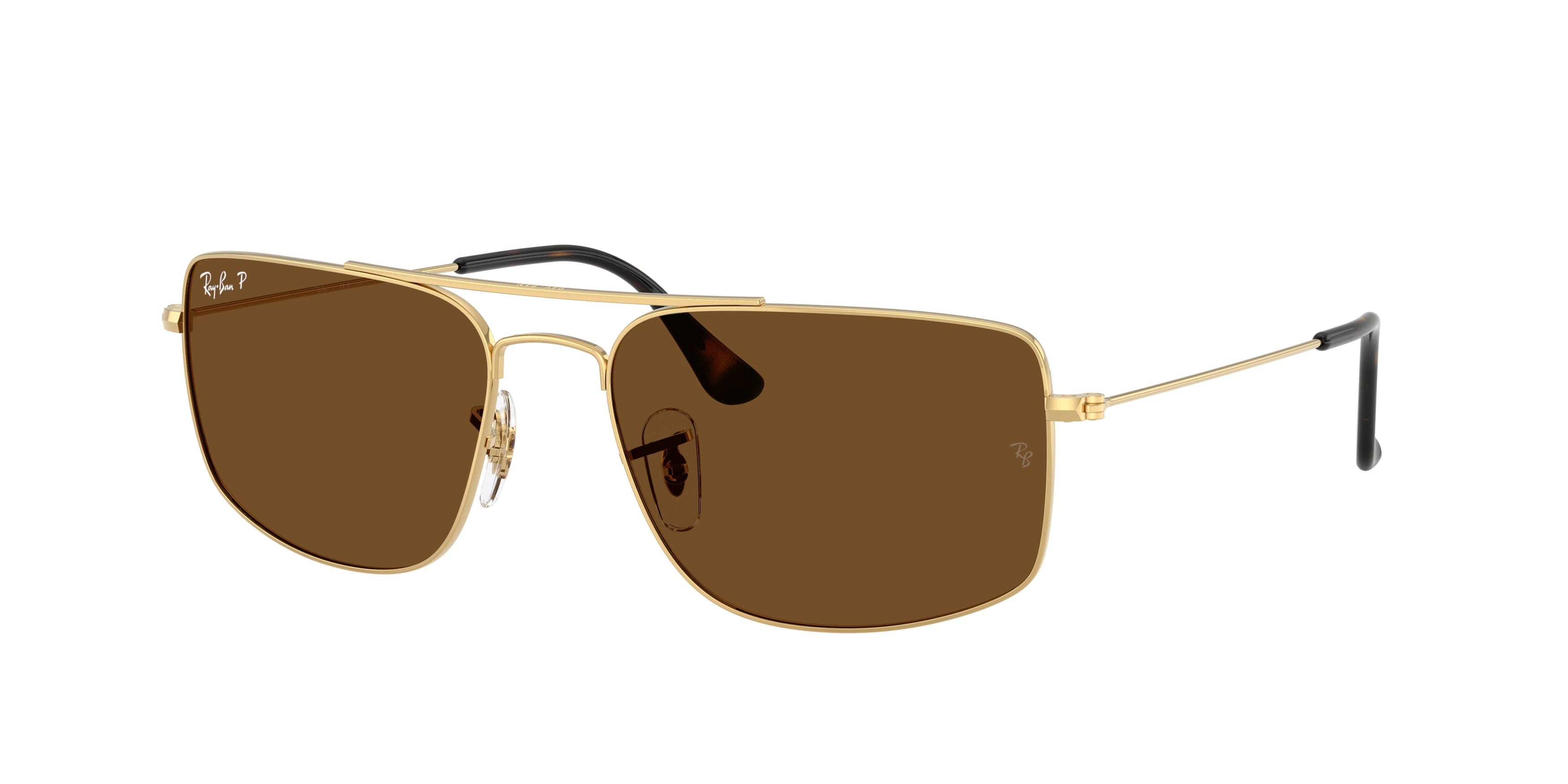 Ray-Ban RB3779 Explorer 3 Sunglasses - Arista Gold / Polarized Brown - original supplier photo