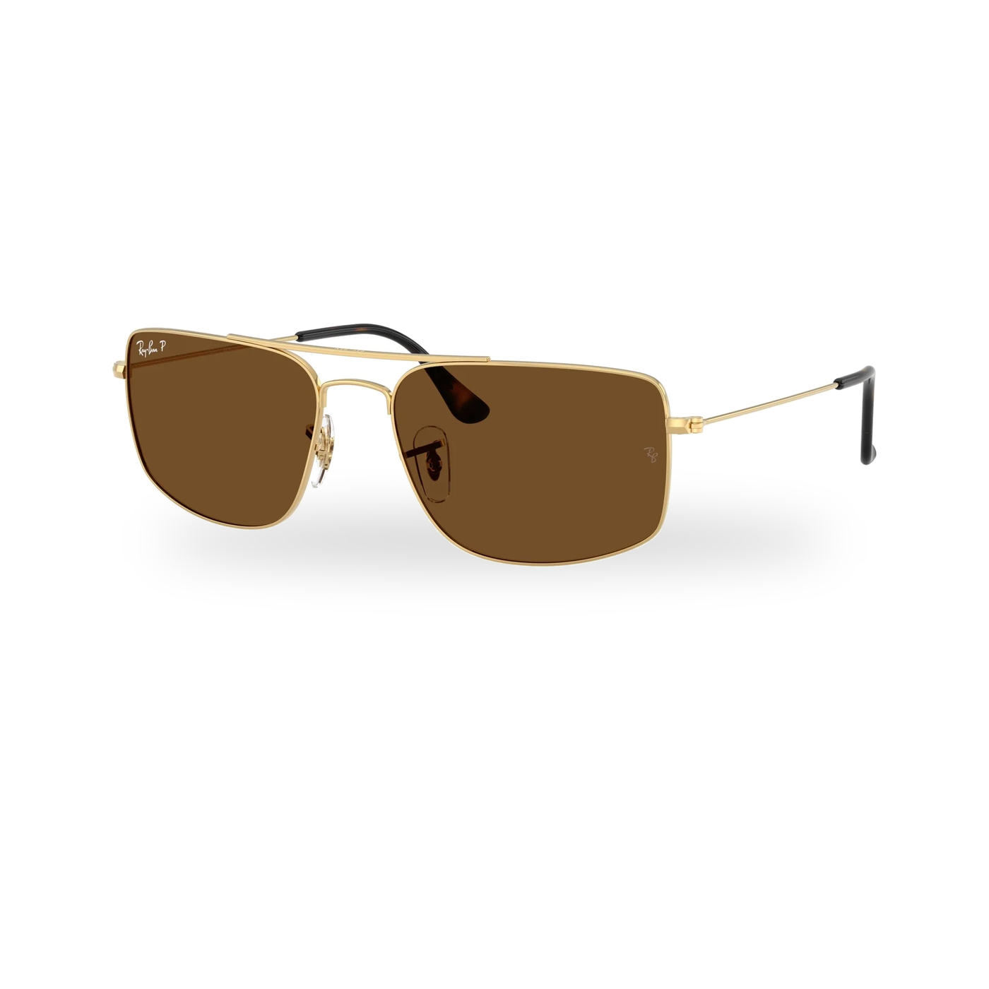 Ray-Ban RB3779 Explorer 3 Sunglasses - Arista Gold / Polarized Brown supplier product photo - transparent product photo with soft shadow