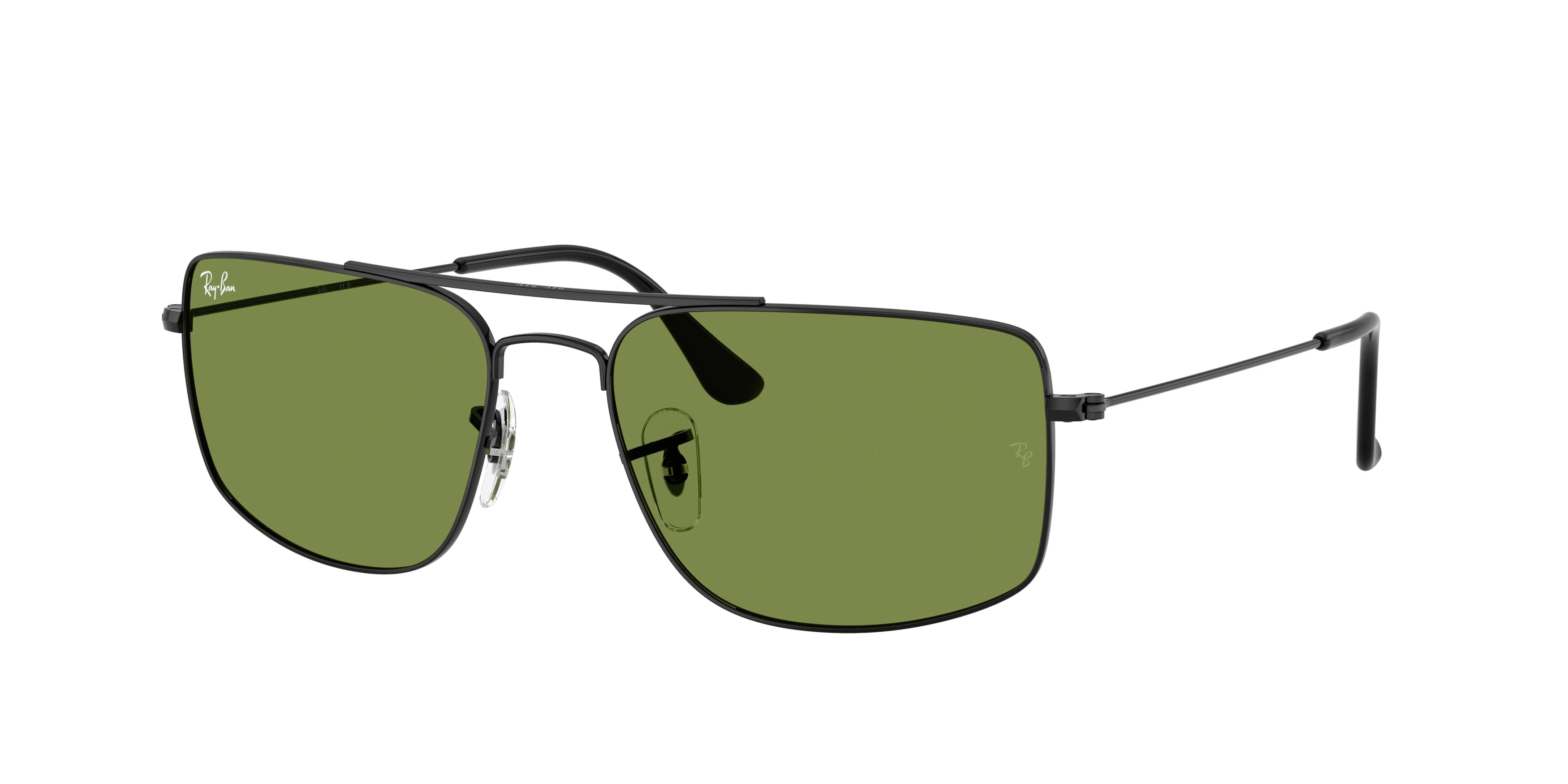 Ray-Ban RB3779 Explorer 3 Sunglasses - Black / Green - original supplier photo