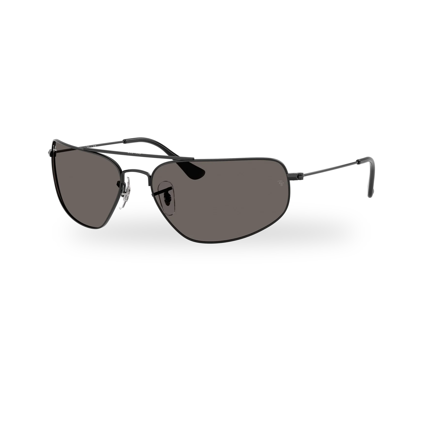 Ray-Ban RB3780 Sunglasses - Black / Dark Grey supplier product photo - transparent product photo with soft shadow