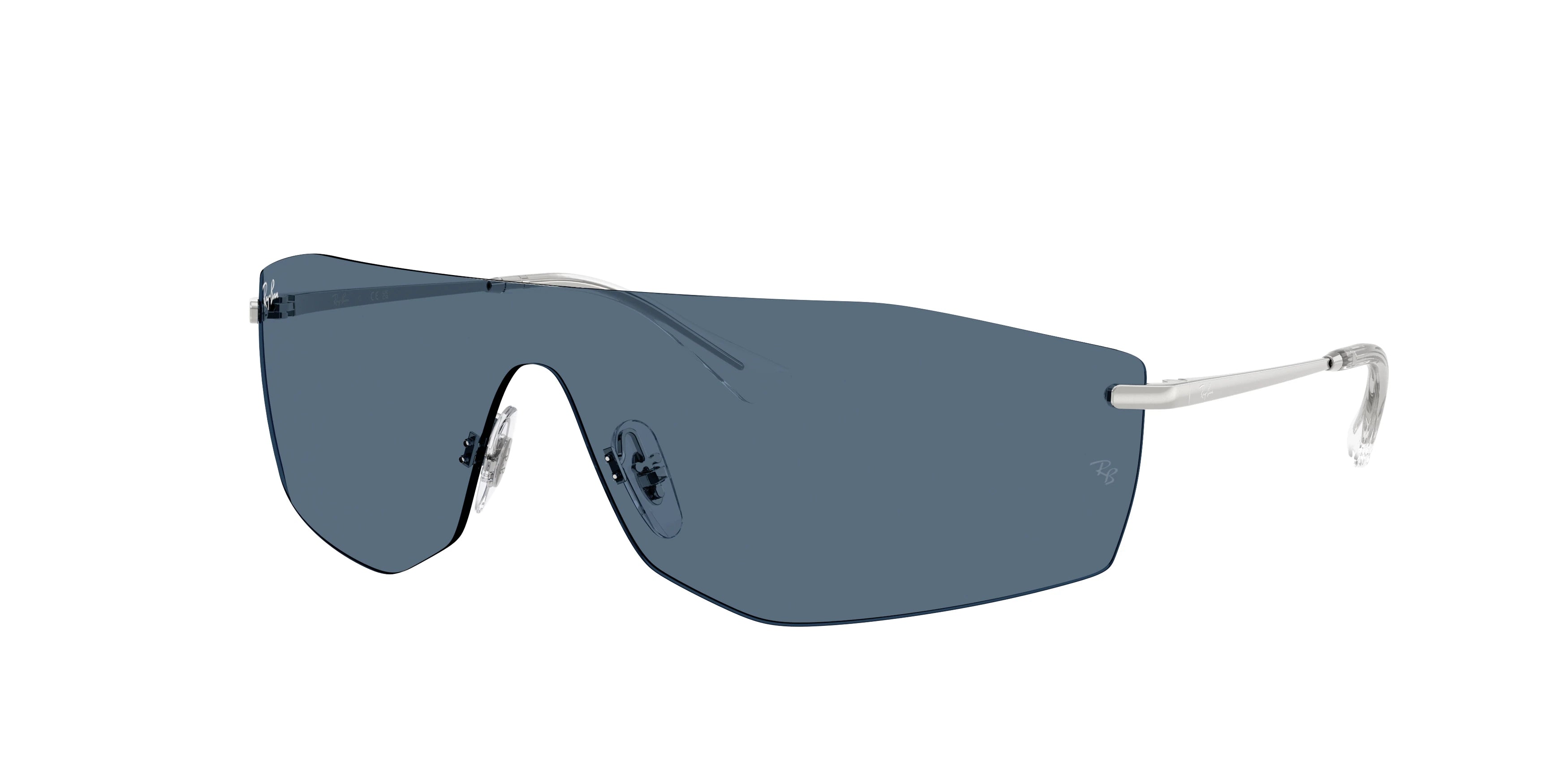 Ray-Ban RB3781 Sunglasses - Silver / Dark Blue - original supplier photo