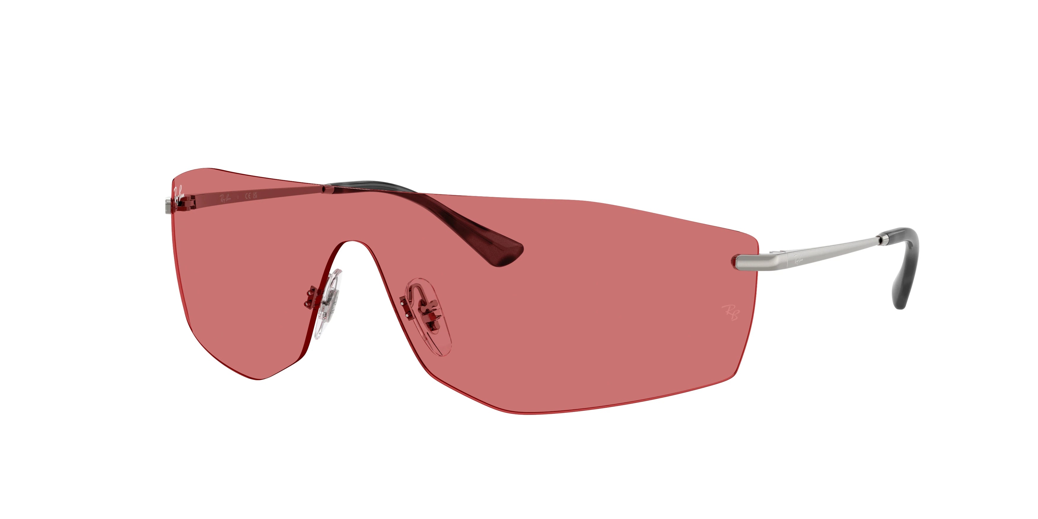 Ray-Ban RB3781 Sunglasses - Gunmetal / Red - original supplier photo