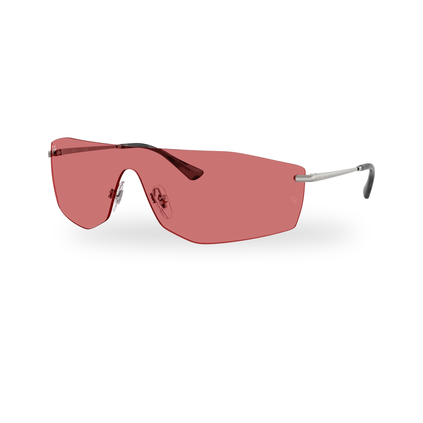 Ray-Ban RB3781 Sunglasses - Gunmetal / Red supplier product photo - transparent product photo with soft shadow