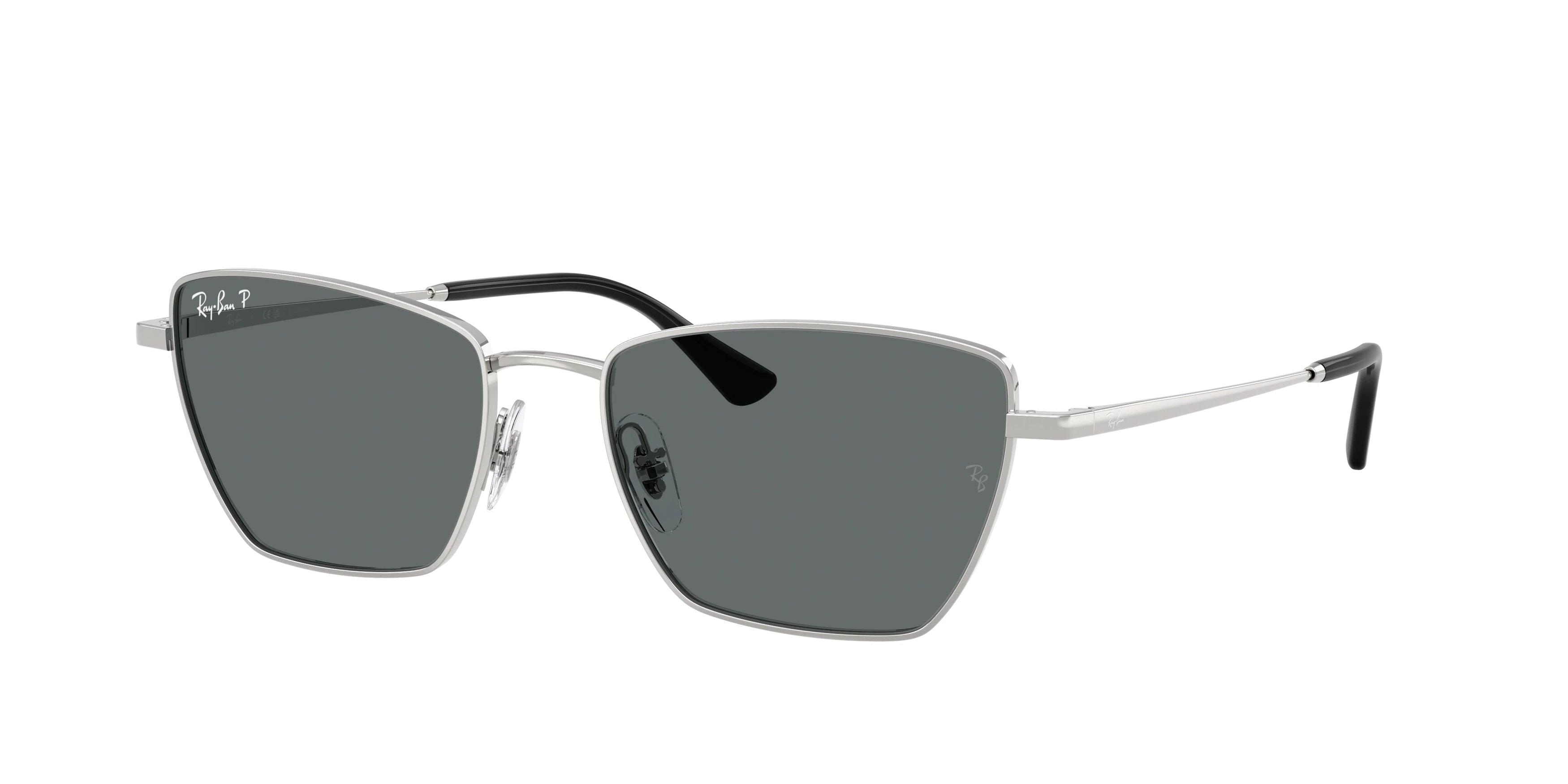 Ray-Ban RB3783 Sunglasses - Silver / Dark Grey Polarized - original supplier photo