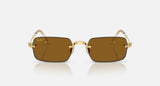 Arista gold / Dark brown polarized