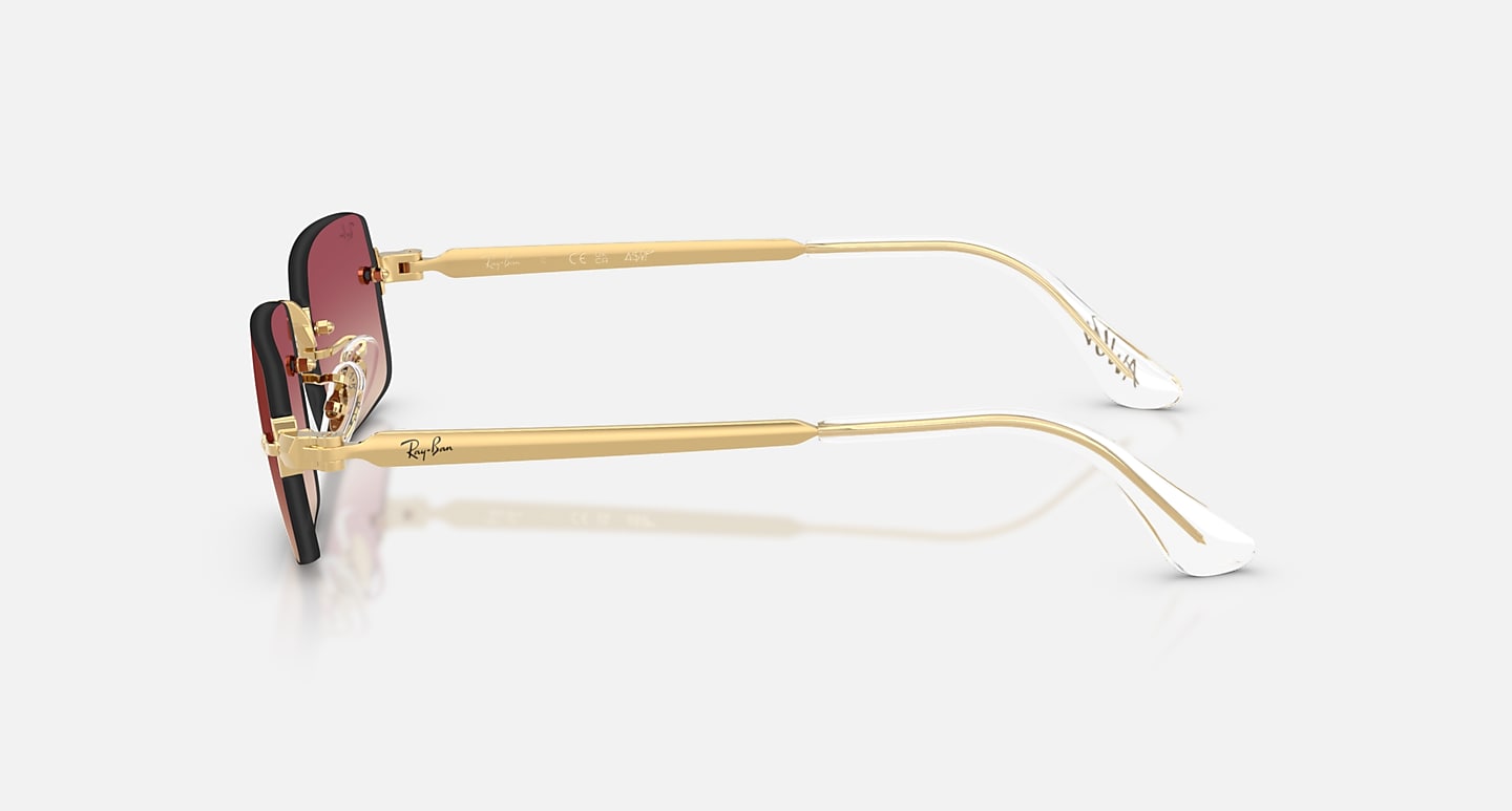 Ray-Ban RB3928 BY A$AP Rocky Sunglasses 0018H - official lateral angle, standard background