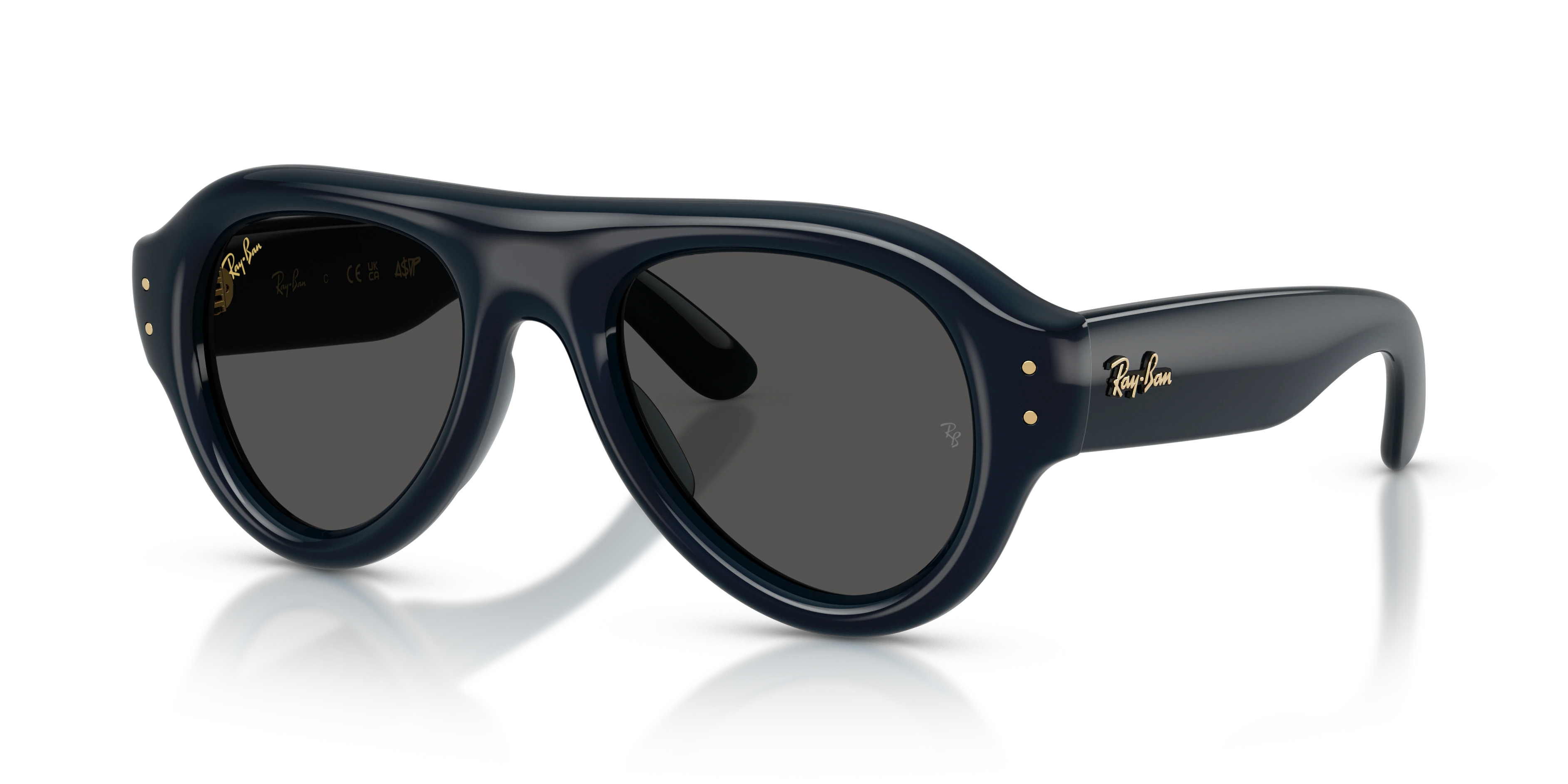 Ray-Ban RB4925 A$AP Rocky Puffer Sunglasses - Transparent dark blue / Ultra black supplier premium shadow image