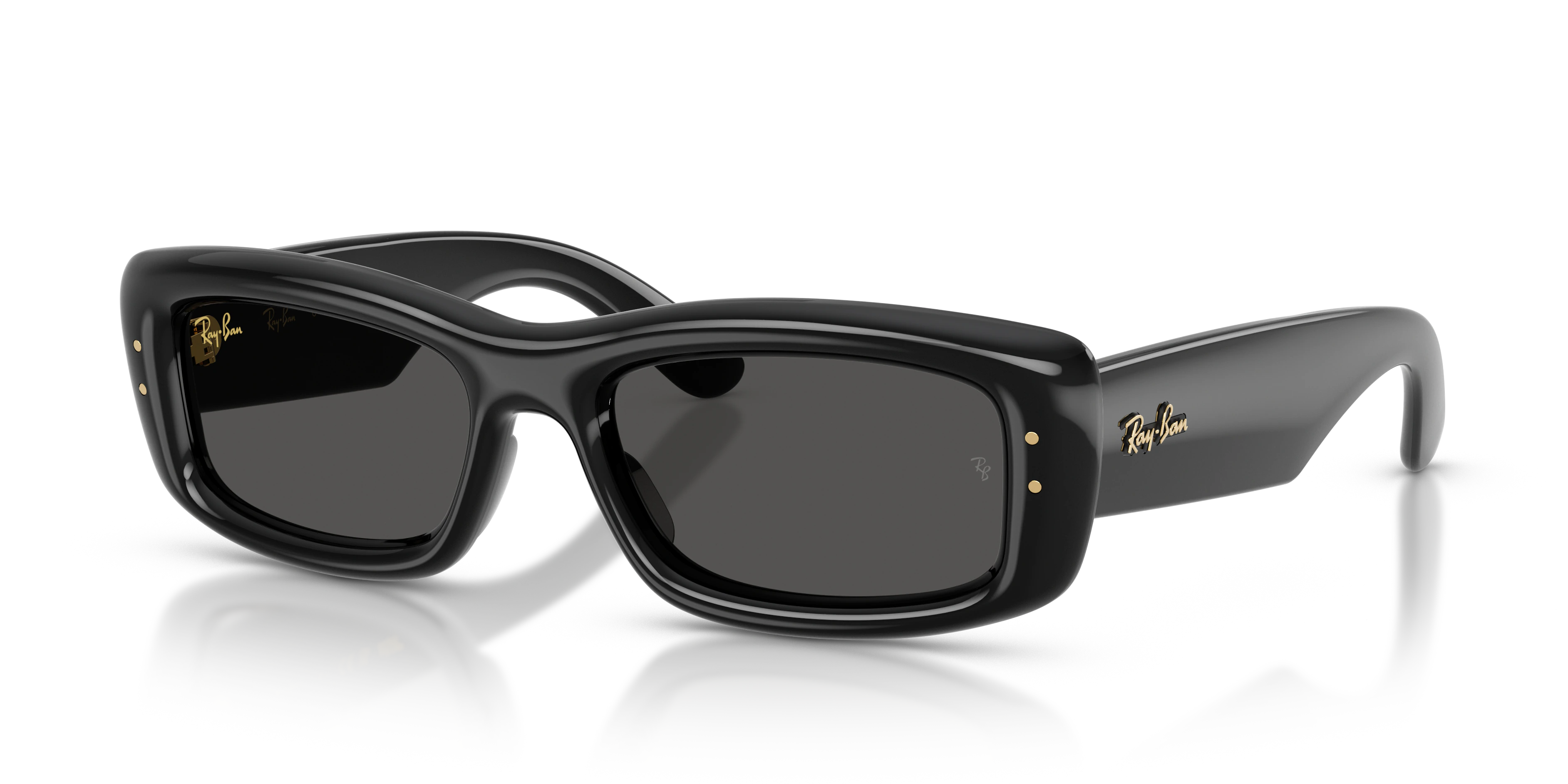 Ray-Ban RB4944 A$AP Rocky Puffer Sunglasses - Black / Ultra black supplier shadow image