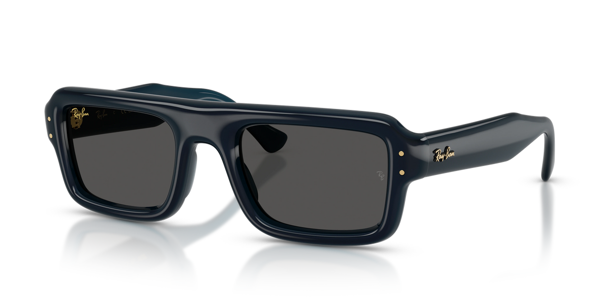 Ray-Ban RB4954 A$AP Rocky Puffer Sunglasses - Transparent dark blue / Ultra black supplier premium shadow image