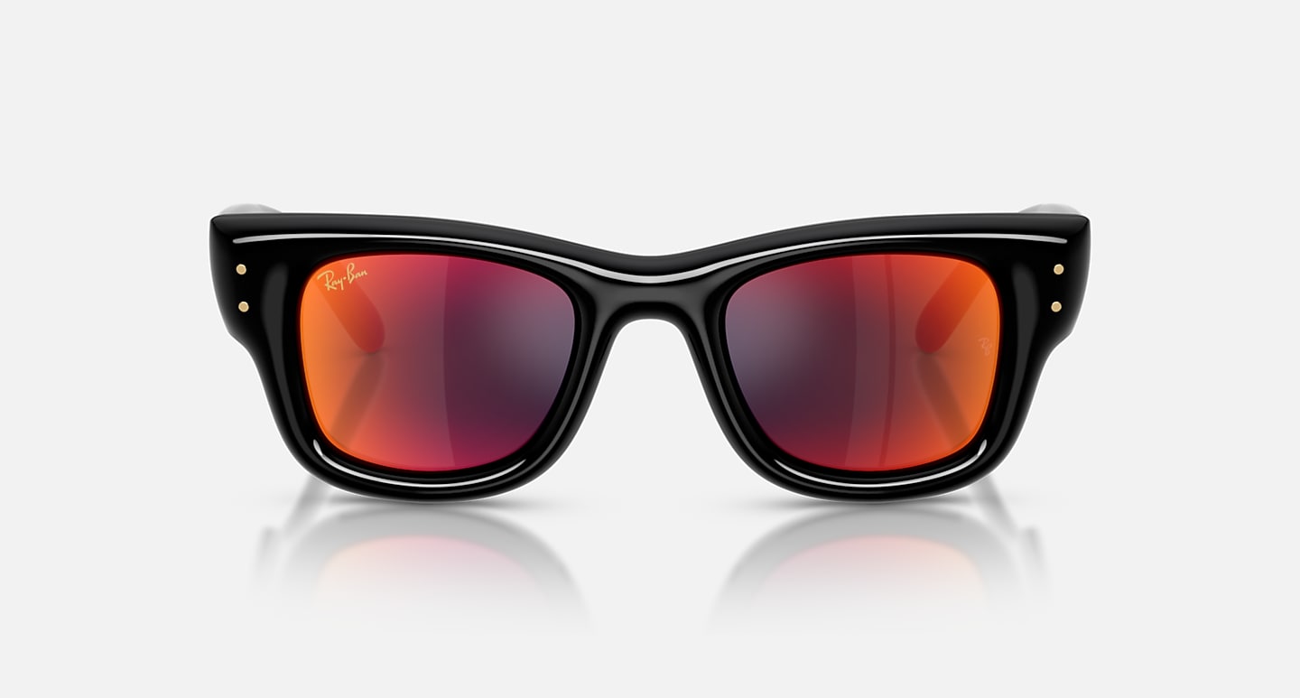 Ray-Ban Wayfarer Puffer RB4940 Sunglasses 6016Q - official front angle, standard background