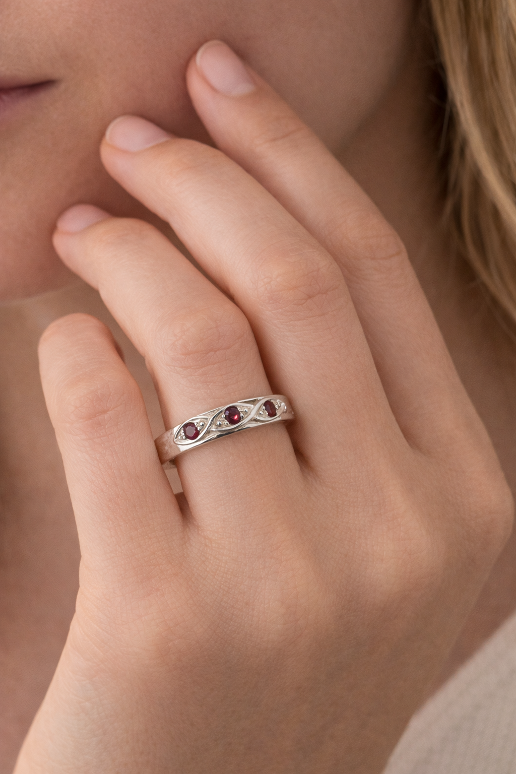 Sterling Silver Friendship Ring
