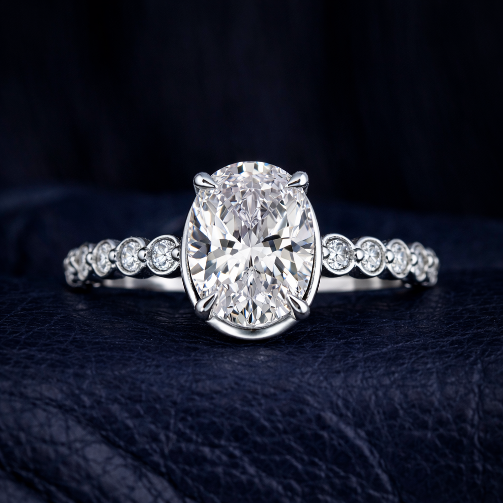 Oval Diamond Eternity Ring 2.90cts
