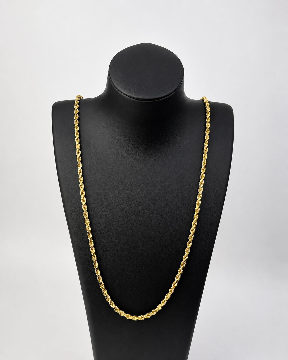 14ct gold rope twist chain 3.5mm at Mr Money NZ