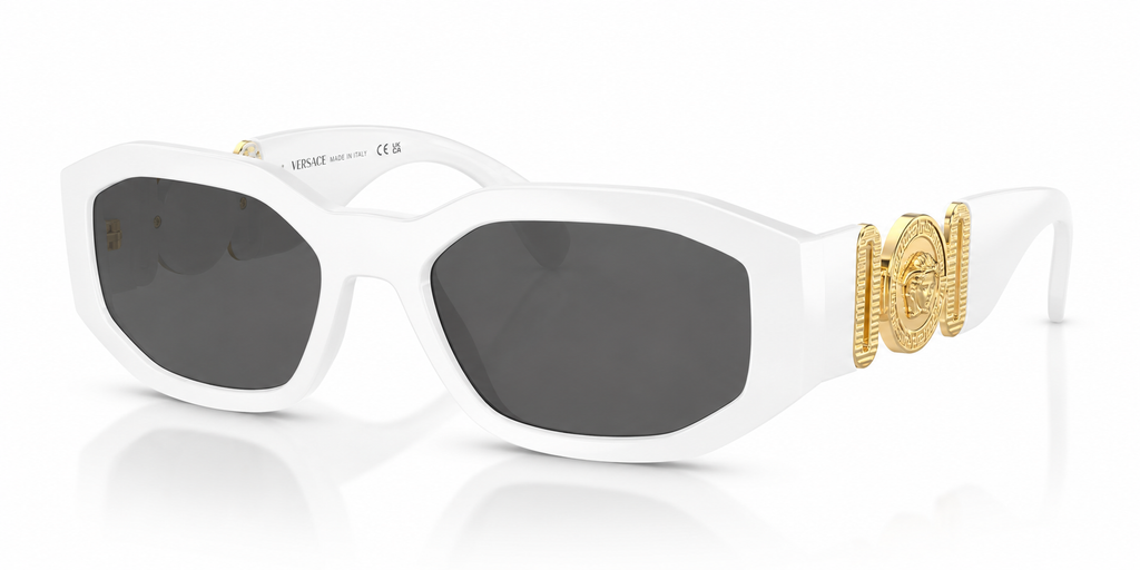 Versace White Medusa Biggie Sunglasses